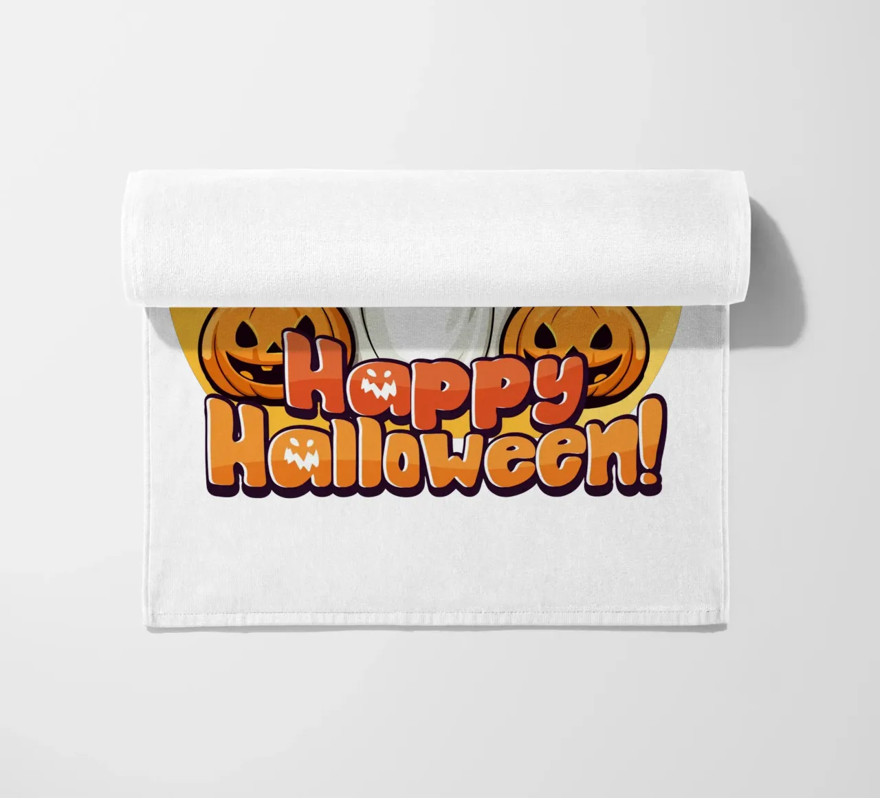 buon halloween zucche spaventose telo mare da muhidines