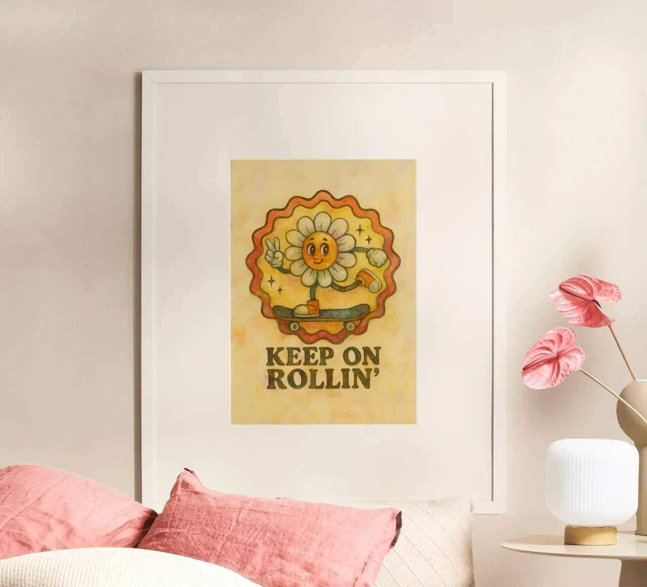 disegno in movimento poster con telaio in plastica da muhidines