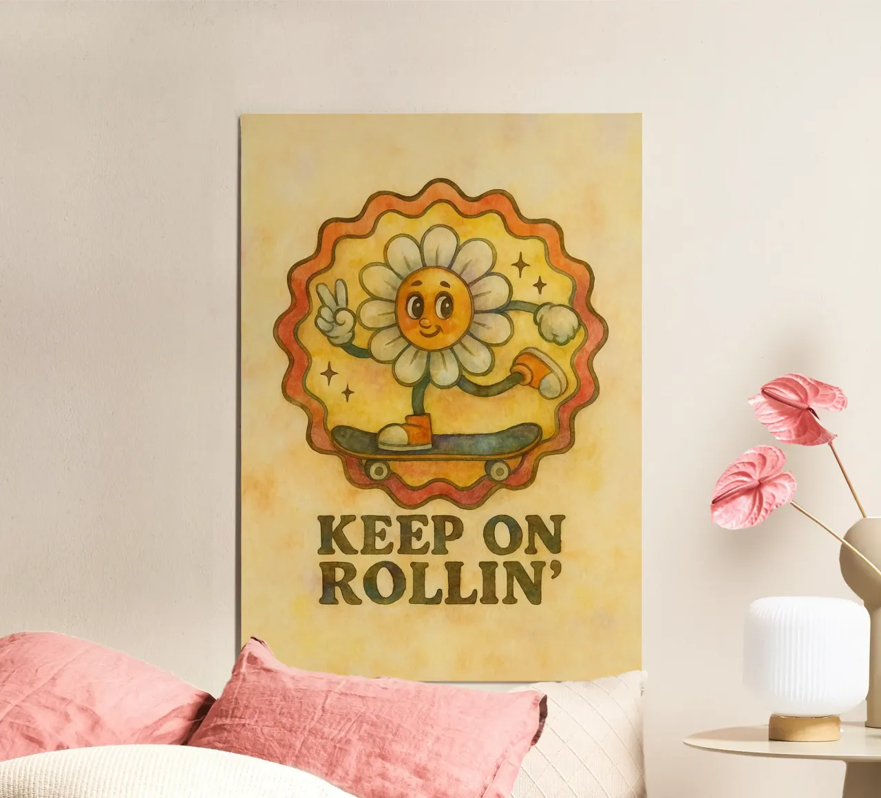 disegno in movimento poster con telaio in plastica da muhidines