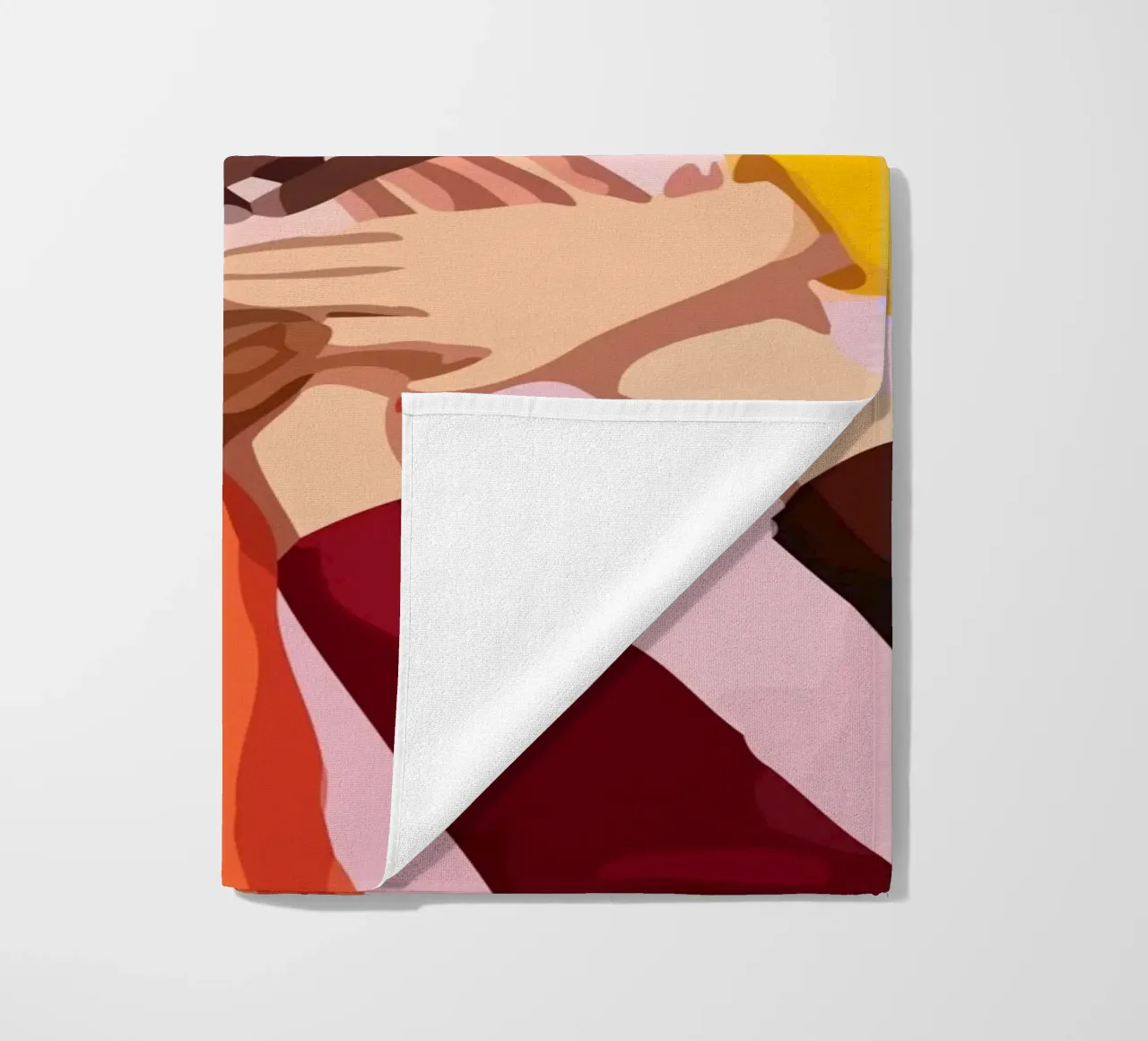 various colors of human hands in the world telo mare da Dumery Art