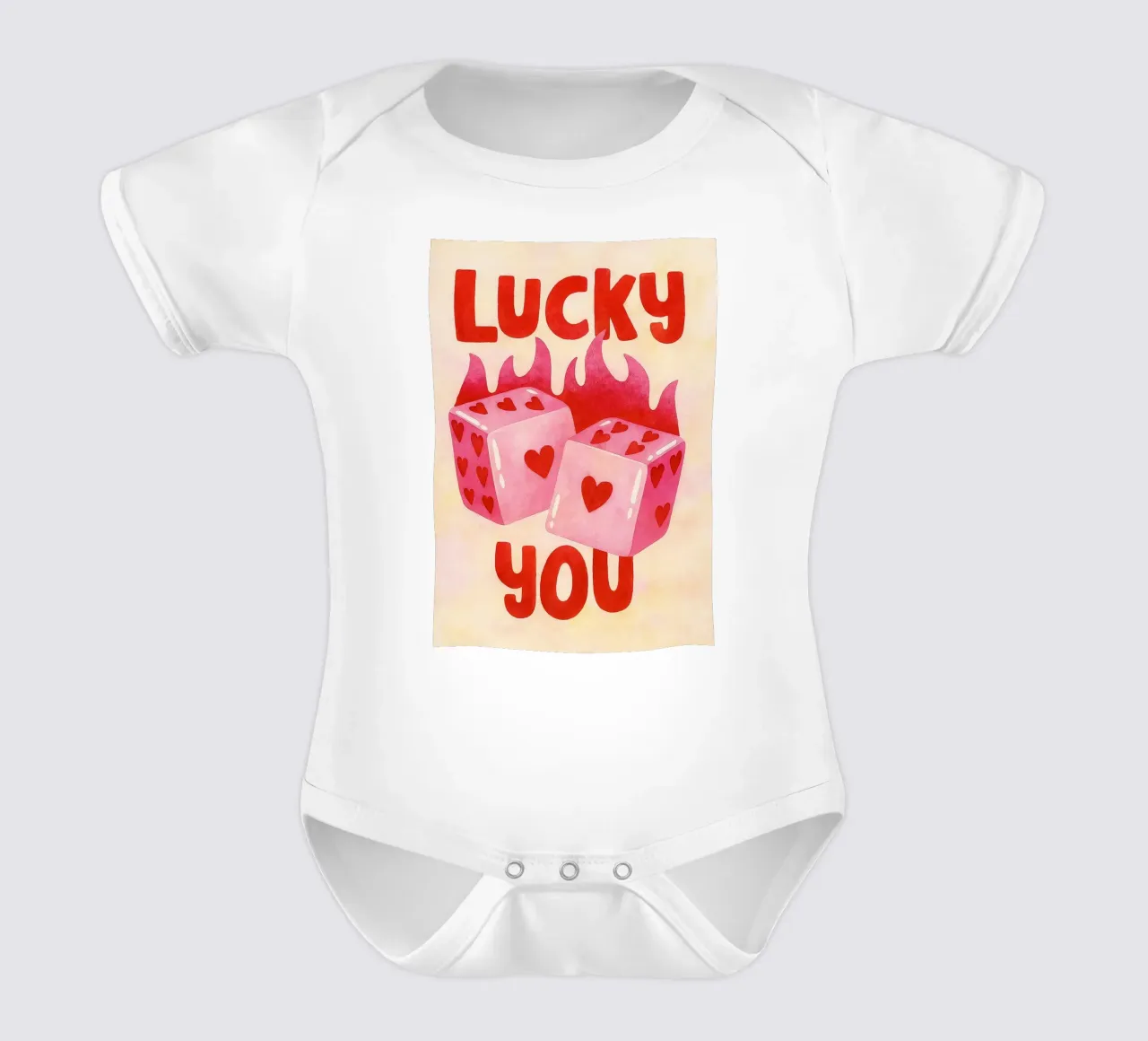 Glückliche Zeichnung Kurzarm Babybody von muhidines