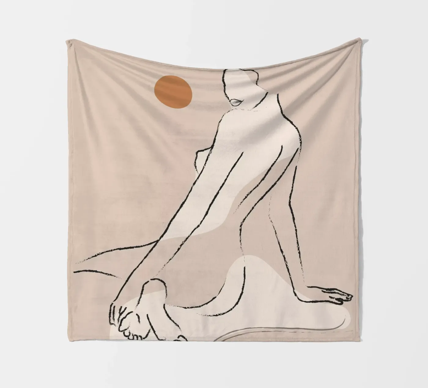 Nude 2 Fleecedecke von ThingDesign