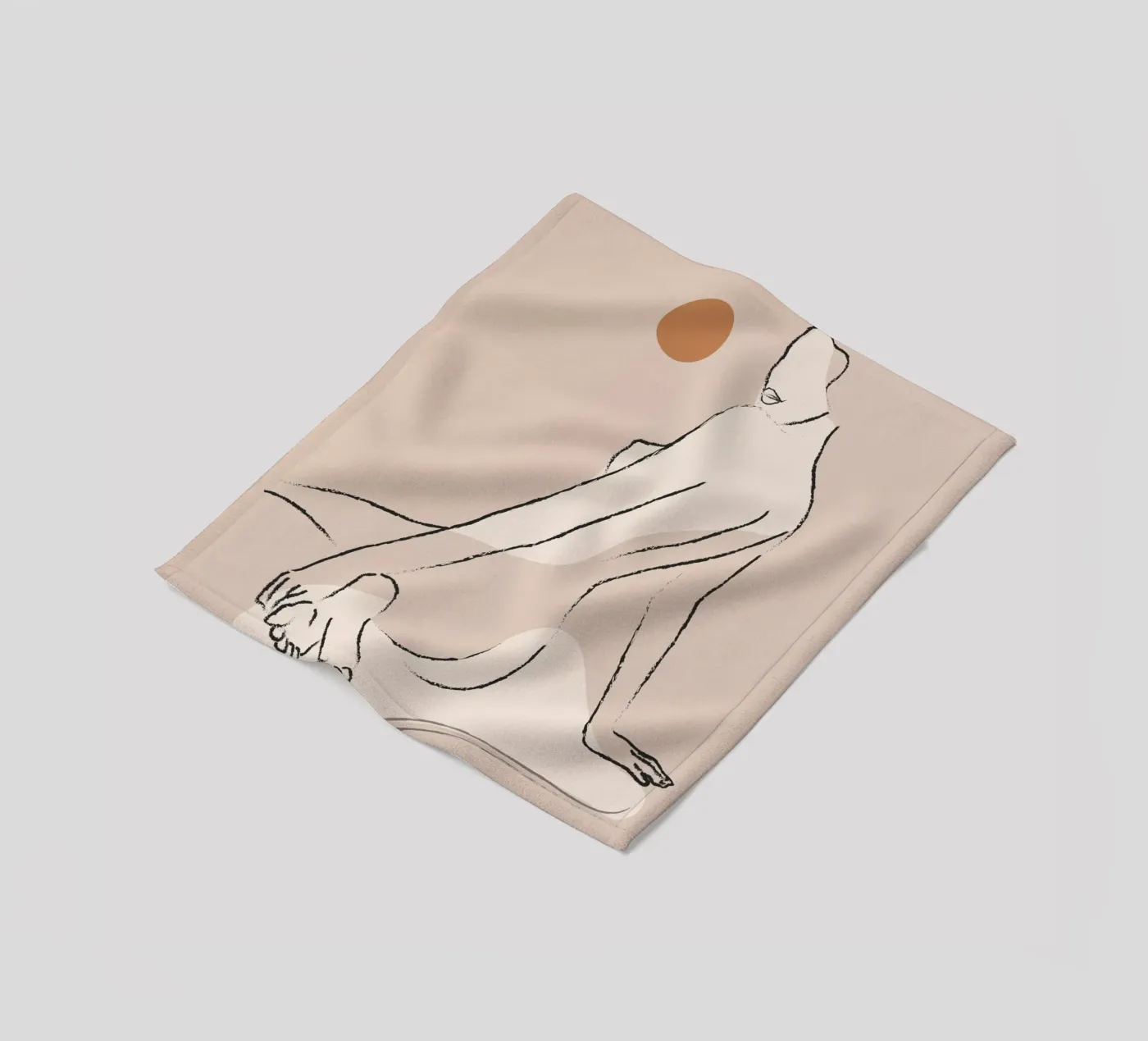 Nude 2 Fleecedecke von ThingDesign