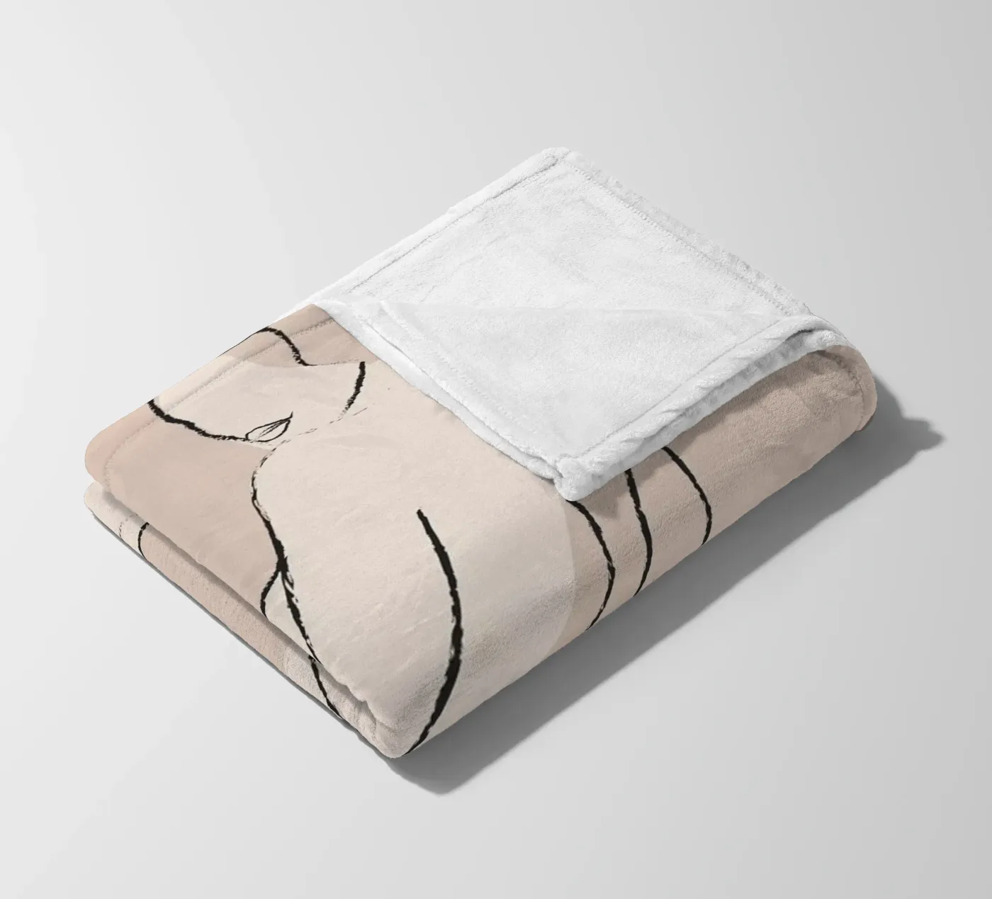 Nude 2 Fleecedecke von ThingDesign