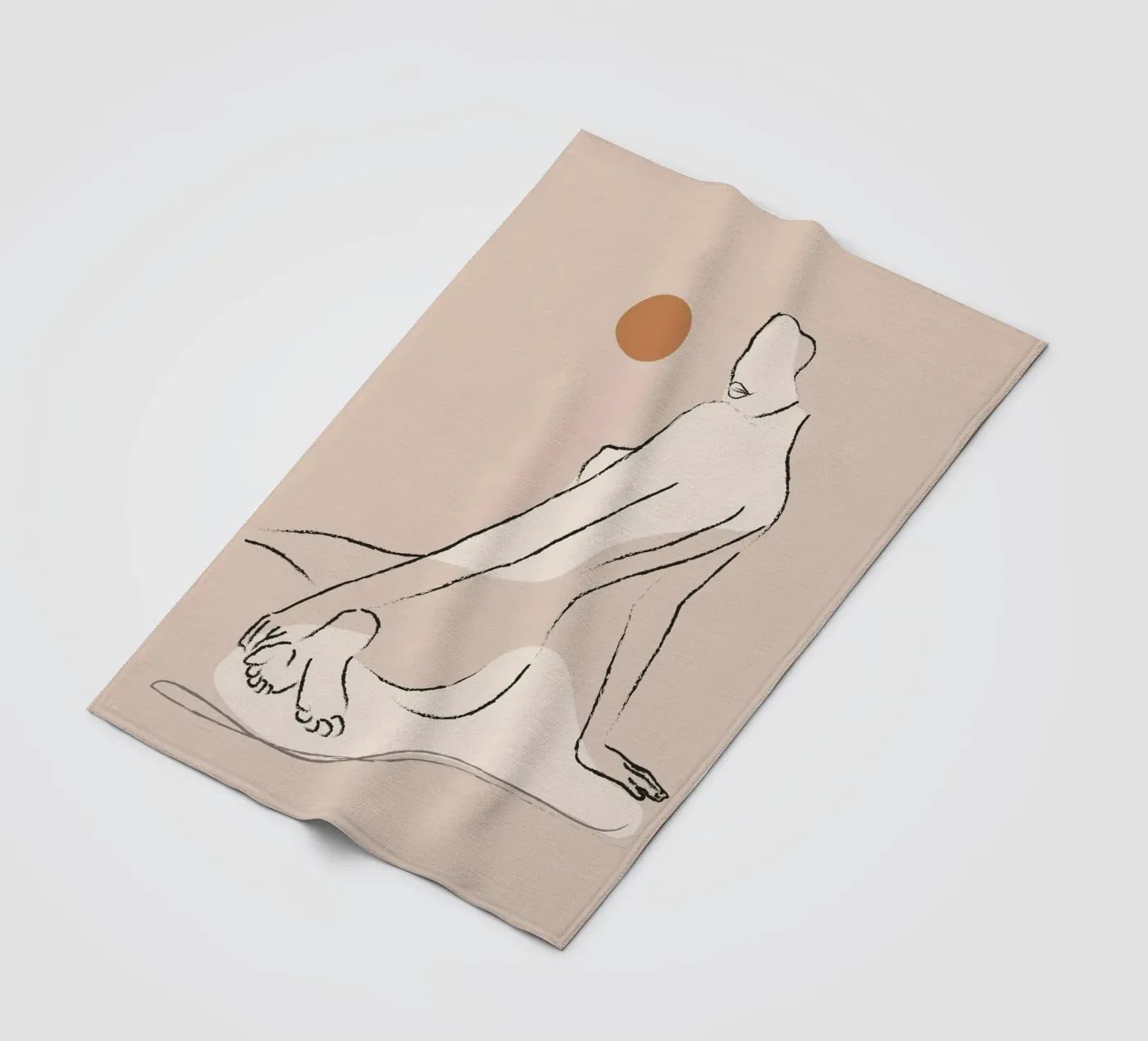 Nude 2 Fleecedecke von ThingDesign