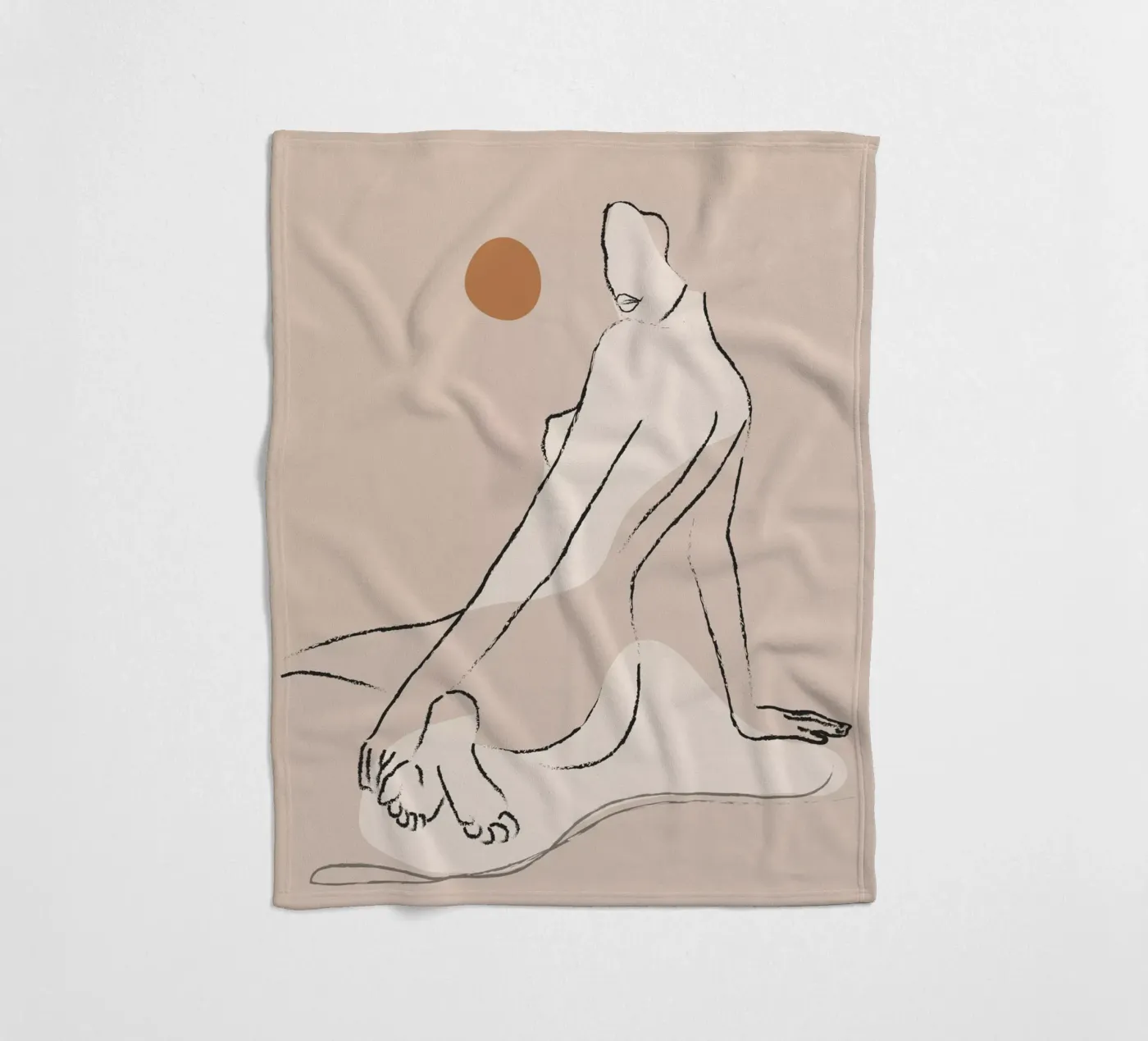 Nude 2 Fleecedecke von ThingDesign