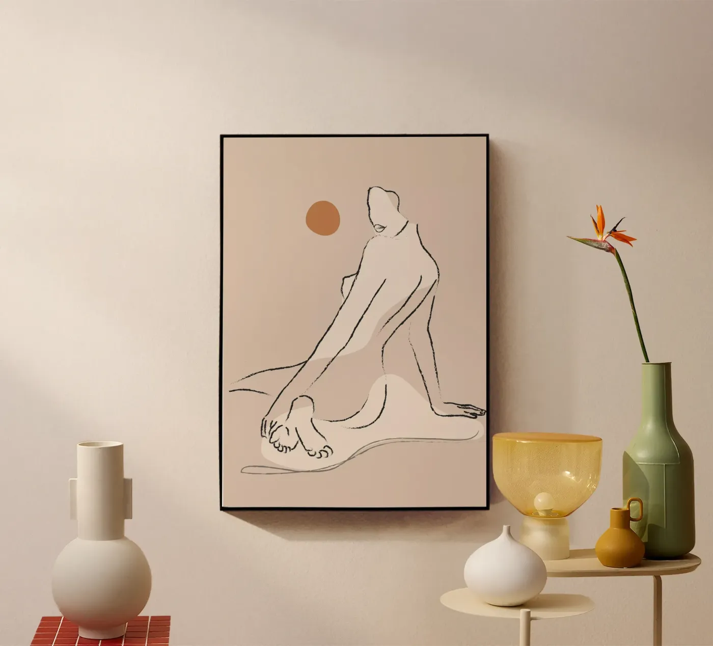 Nackt 2 Acryl-Glas von ThingDesign
