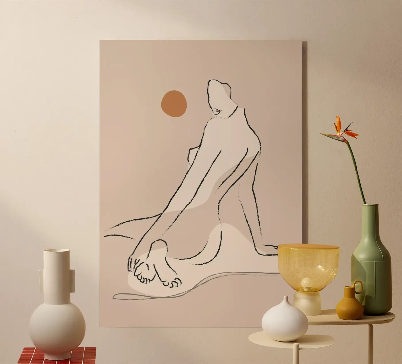 Nackt 2 Acryl-Glas von ThingDesign