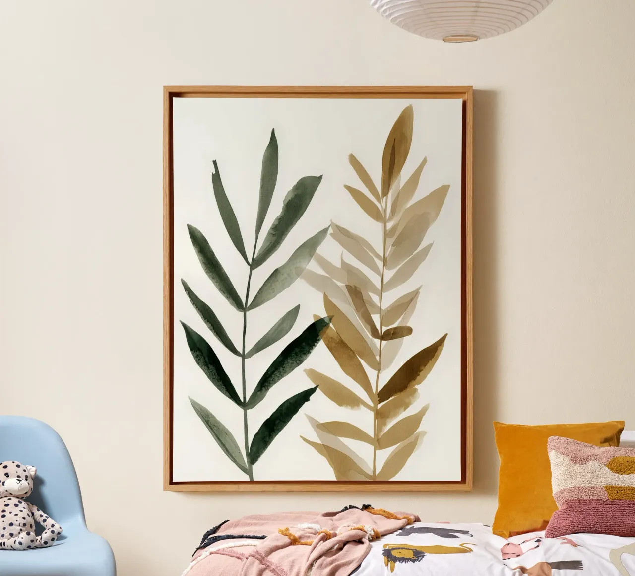 Parallel Growth canvas by Louise Wilder Studio