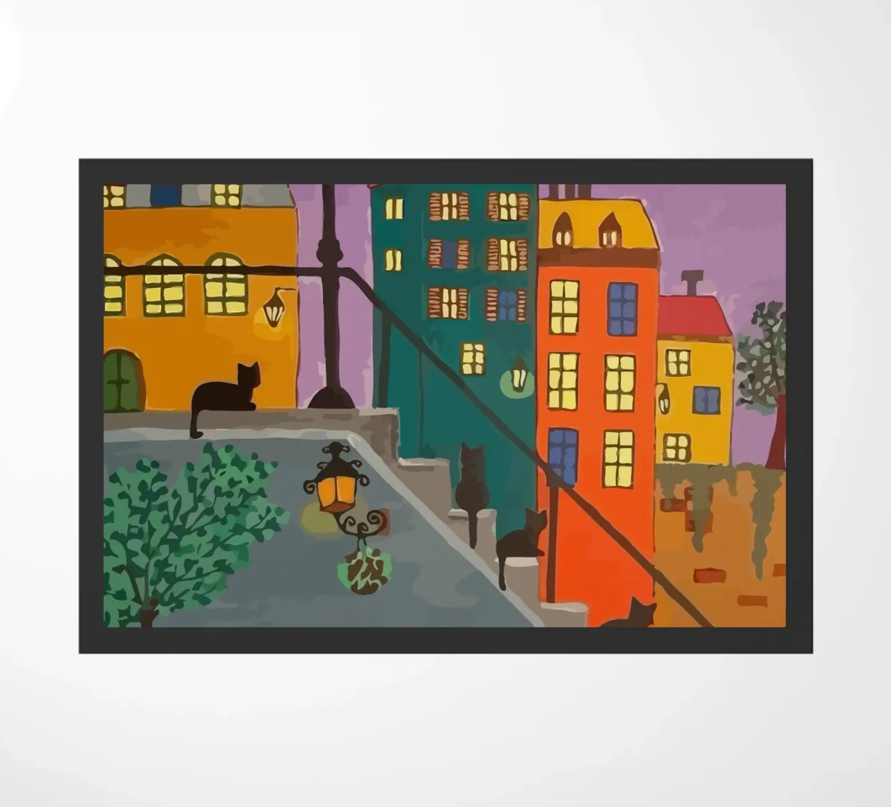 bicycle and cat in the afternoon zerbino da Dumery Art