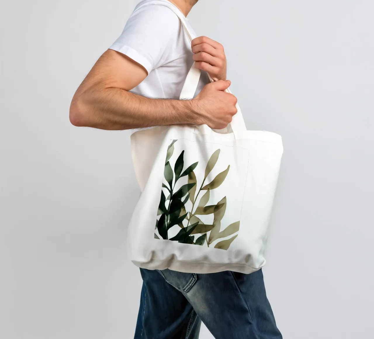 Tettuccio gemello 1 borsa in juta da Luke Wilder Studio
