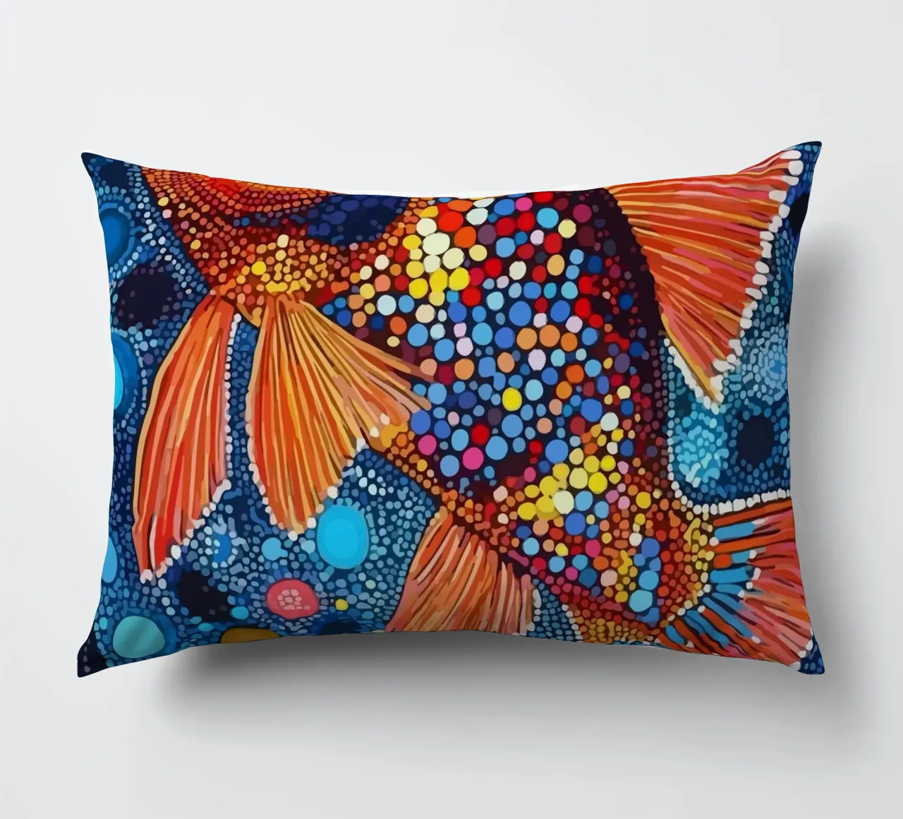 Fish cuscino da Dumery Art