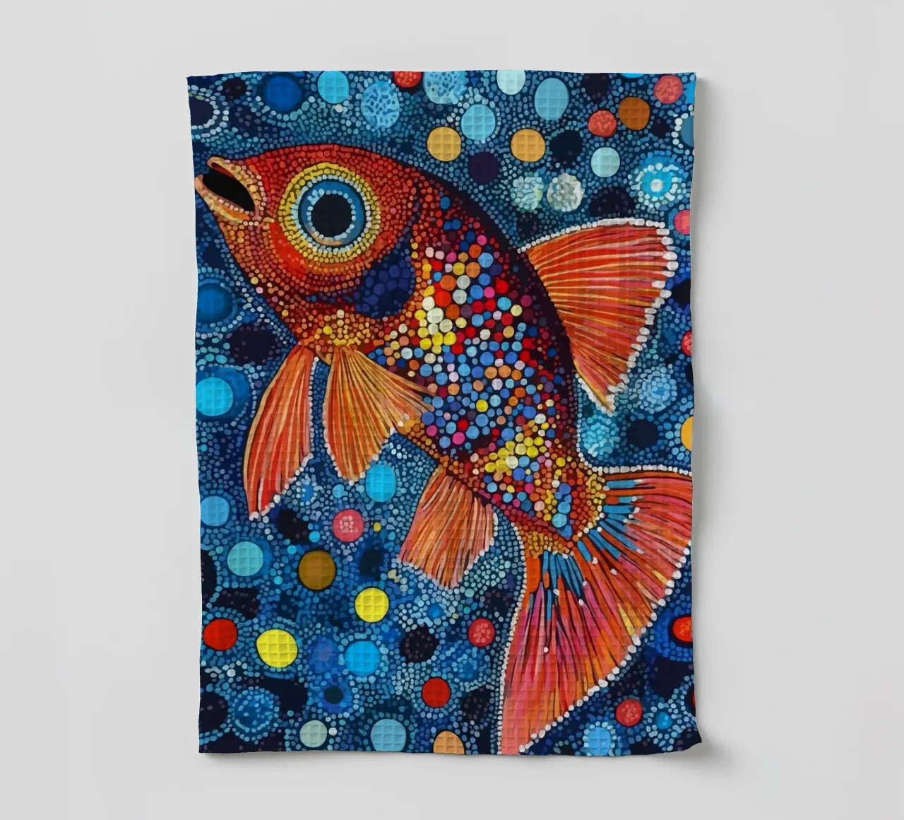 Fish canovaccio da cucina da Dumery Art
