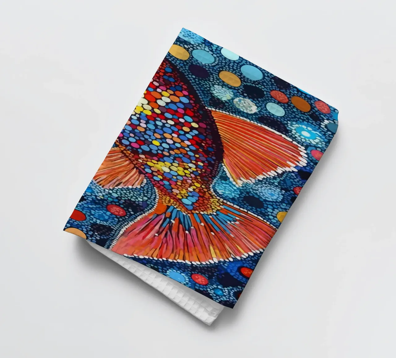 Fish canovaccio da cucina da Dumery Art