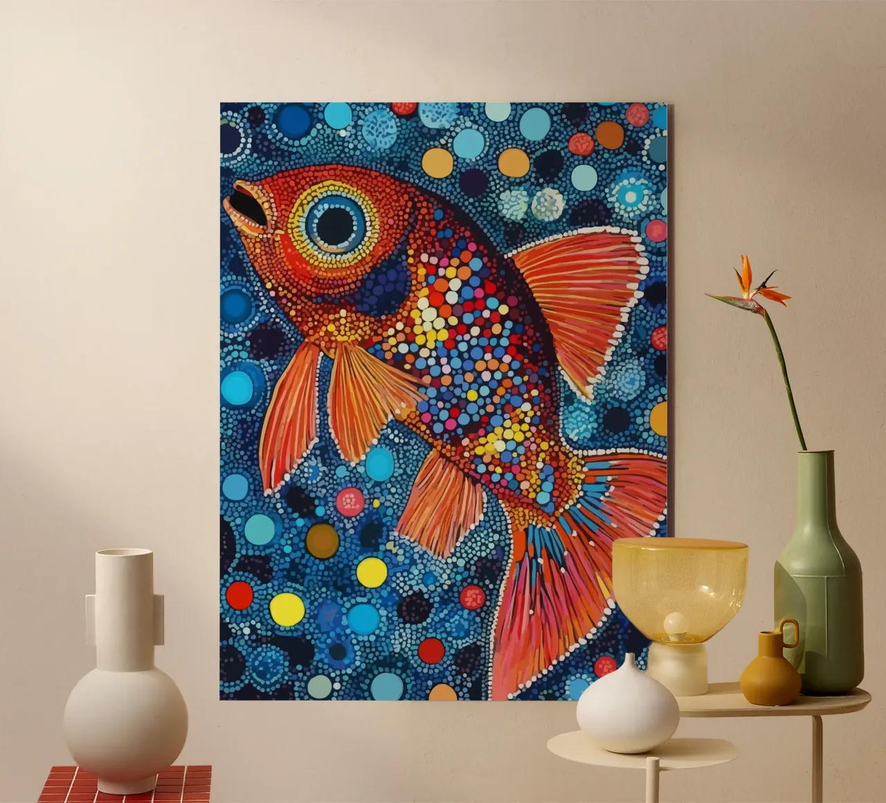 Fish alluminio dibond da Dumery Art