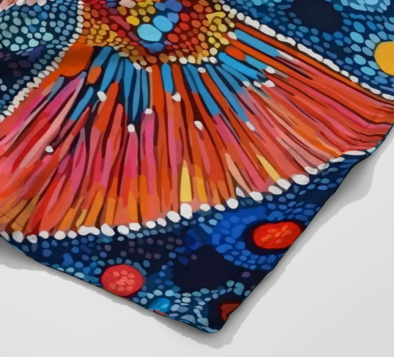 Fish coperta in pile da Dumery Art