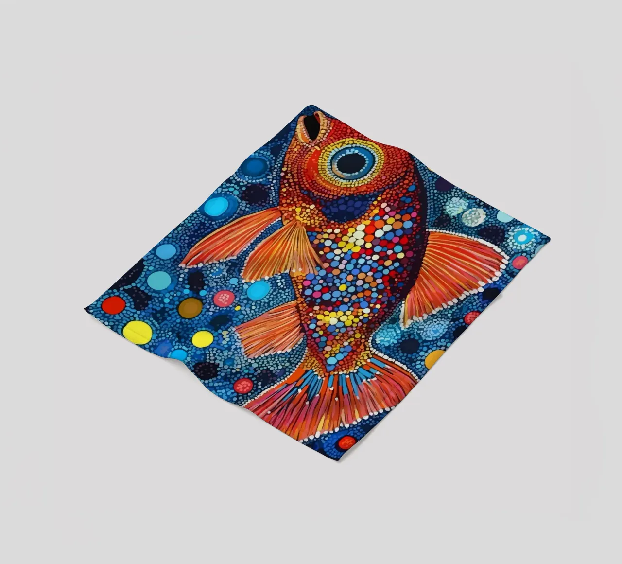 Fish coperta in pile da Dumery Art