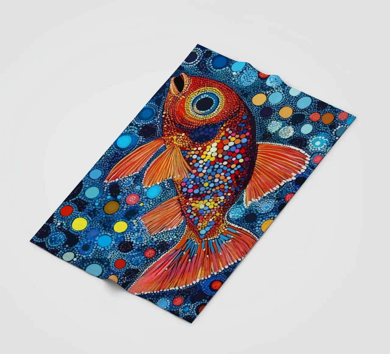 Fish coperta in pile da Dumery Art