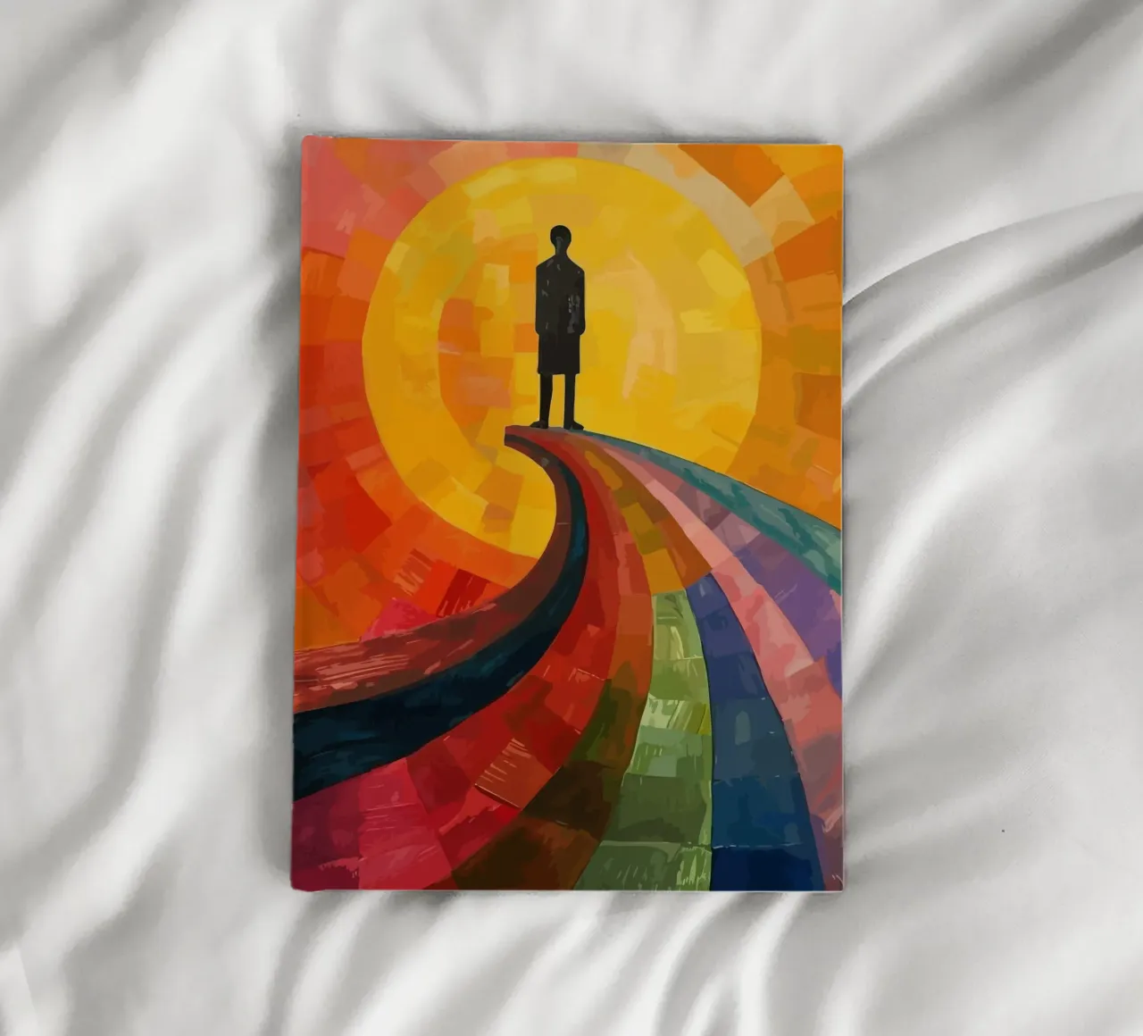a man under the moon notebook by Dumery Art