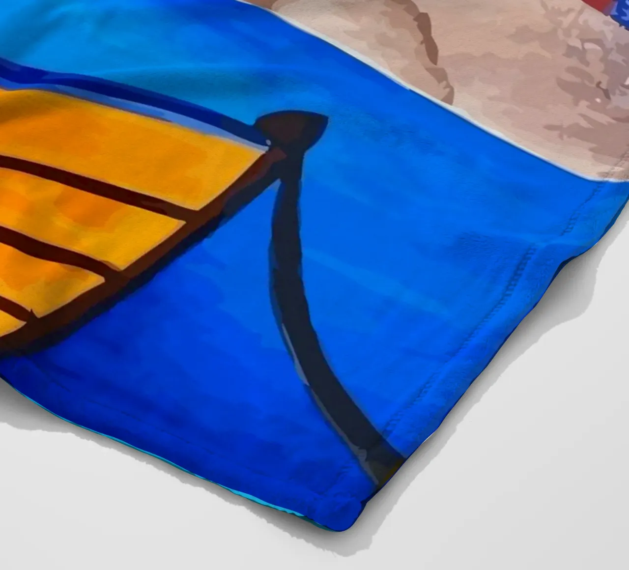 boat moored coperta in pile da Dumery Art