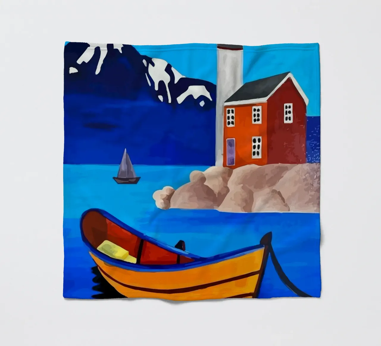 boat moored coperta in pile da Dumery Art