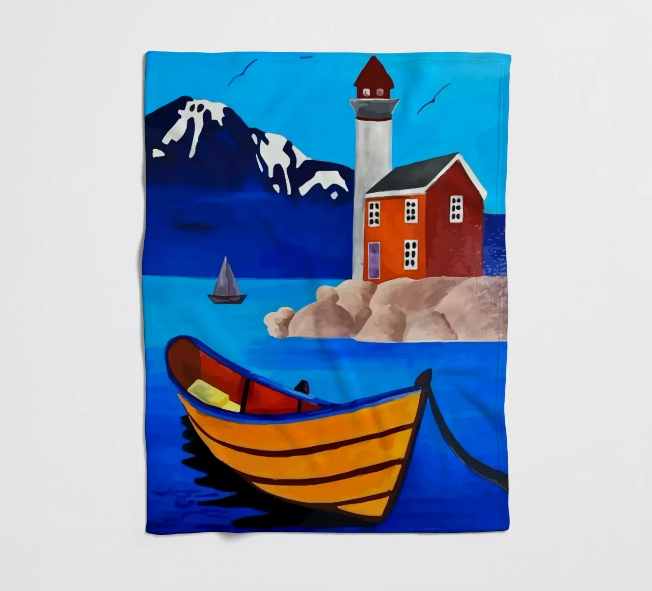 boat moored coperta in pile da Dumery Art