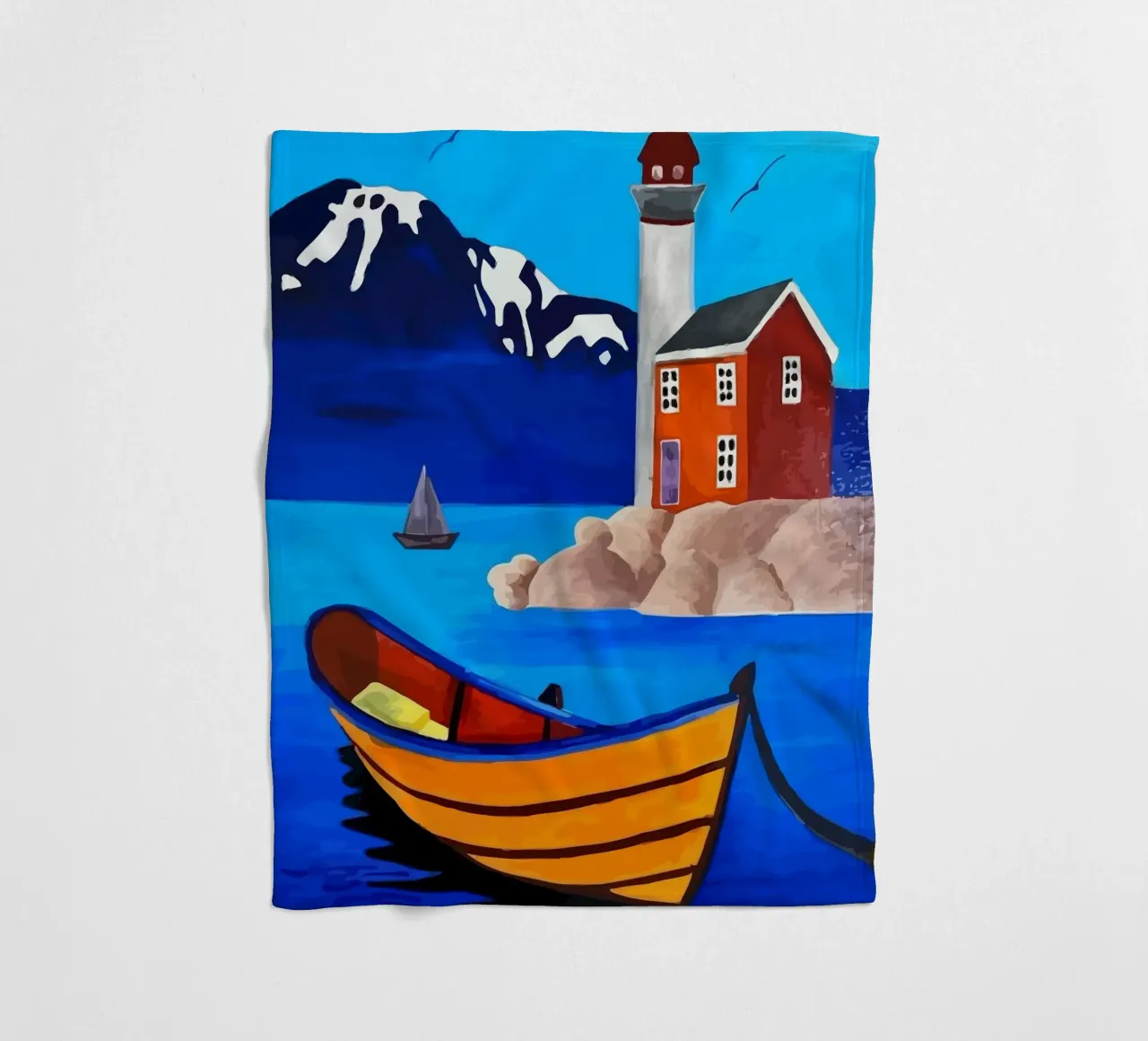 boat moored coperta in pile da Dumery Art