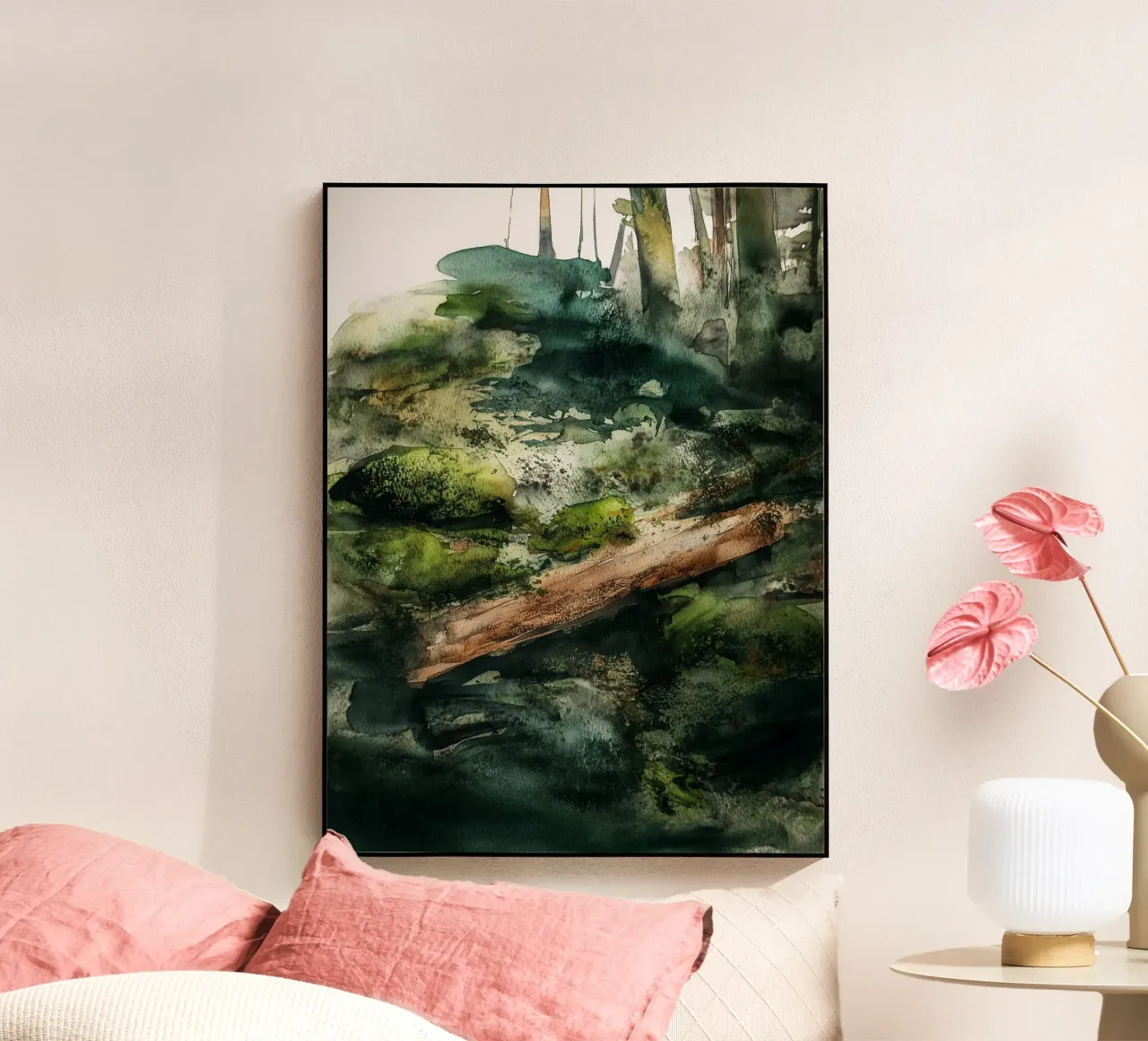 Muschio e Ombra plexiglass da Louise Wilder Studio