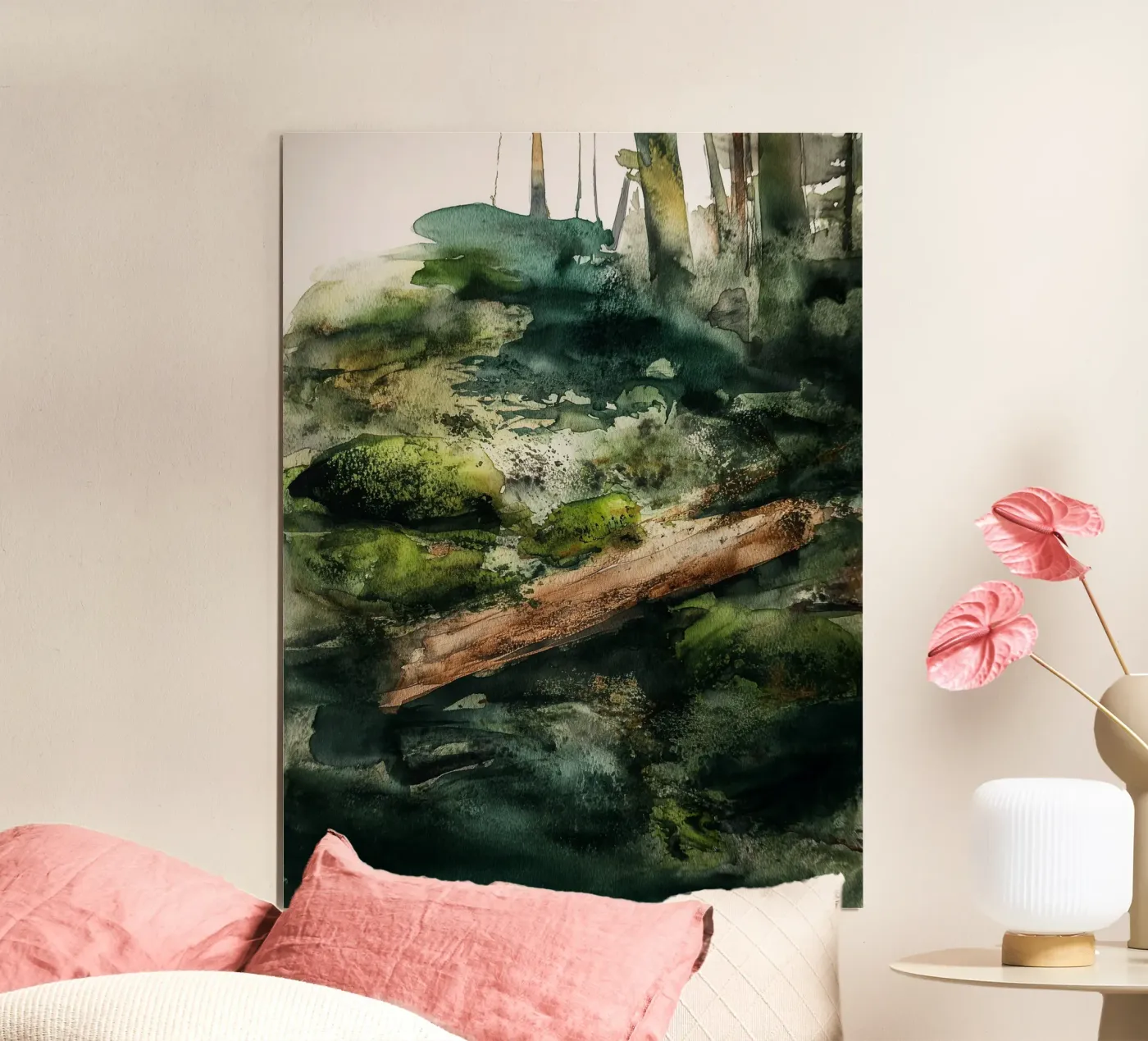 Moss & Shadowfall poster by Louise Wilder Studio