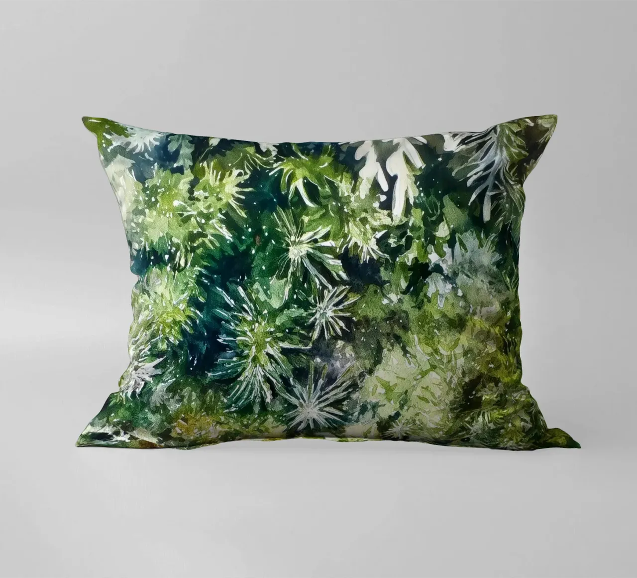 Forest Floor Tapestry decorative cushion by Luke Wilder Studio