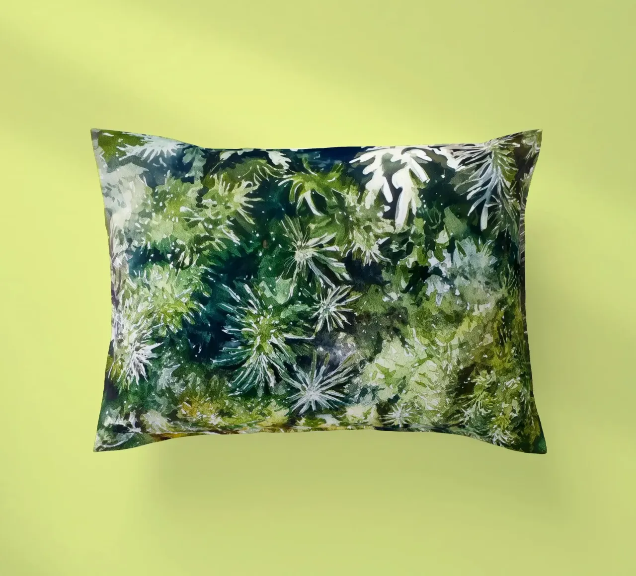 Forest Floor Tapestry decorative cushion by Luke Wilder Studio