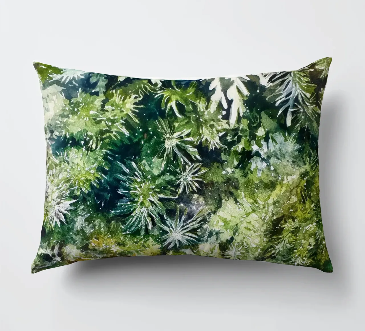 Forest Floor Tapestry decorative cushion by Luke Wilder Studio