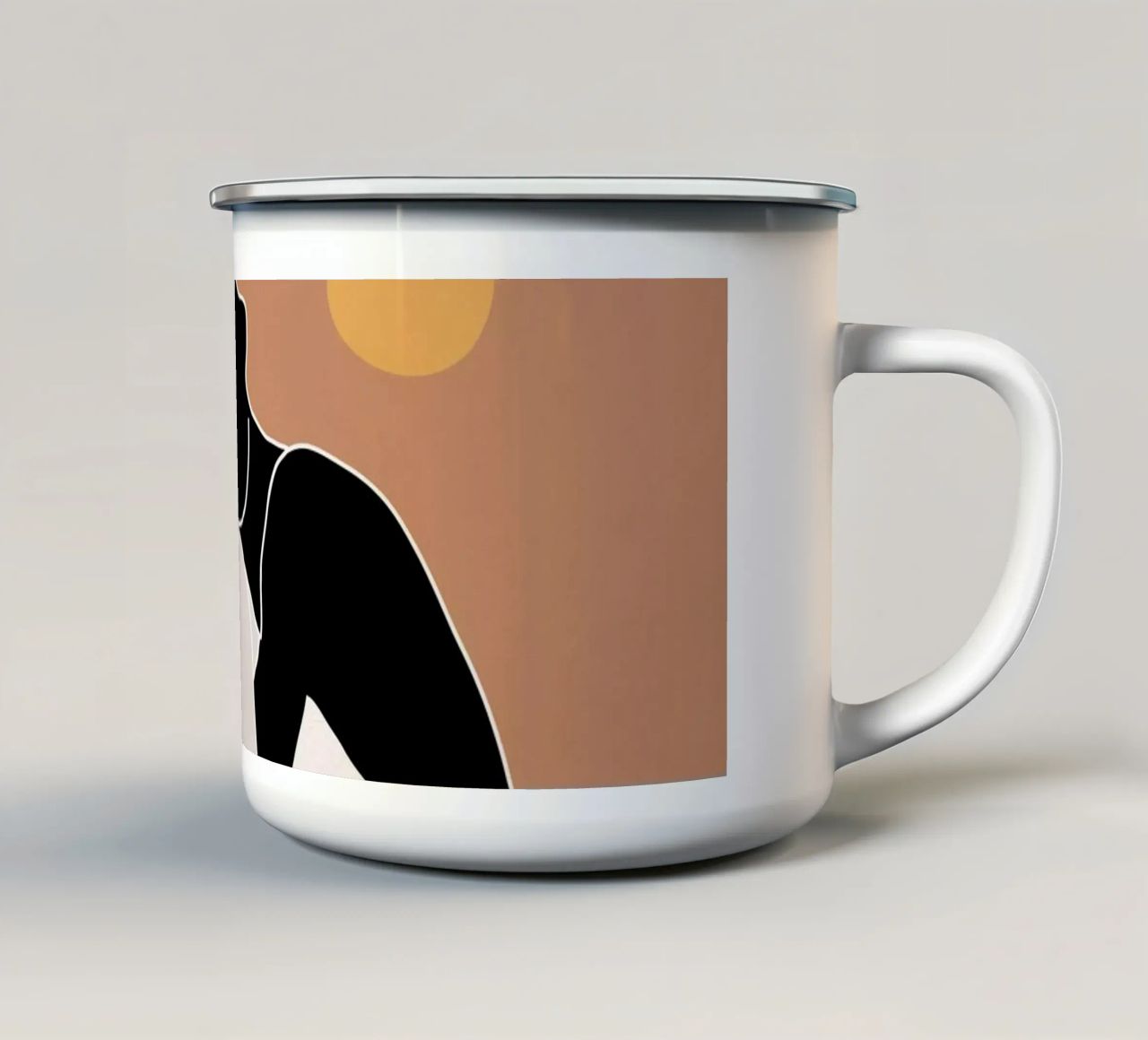 Ragazze tazza in smalto da ThingDesign
