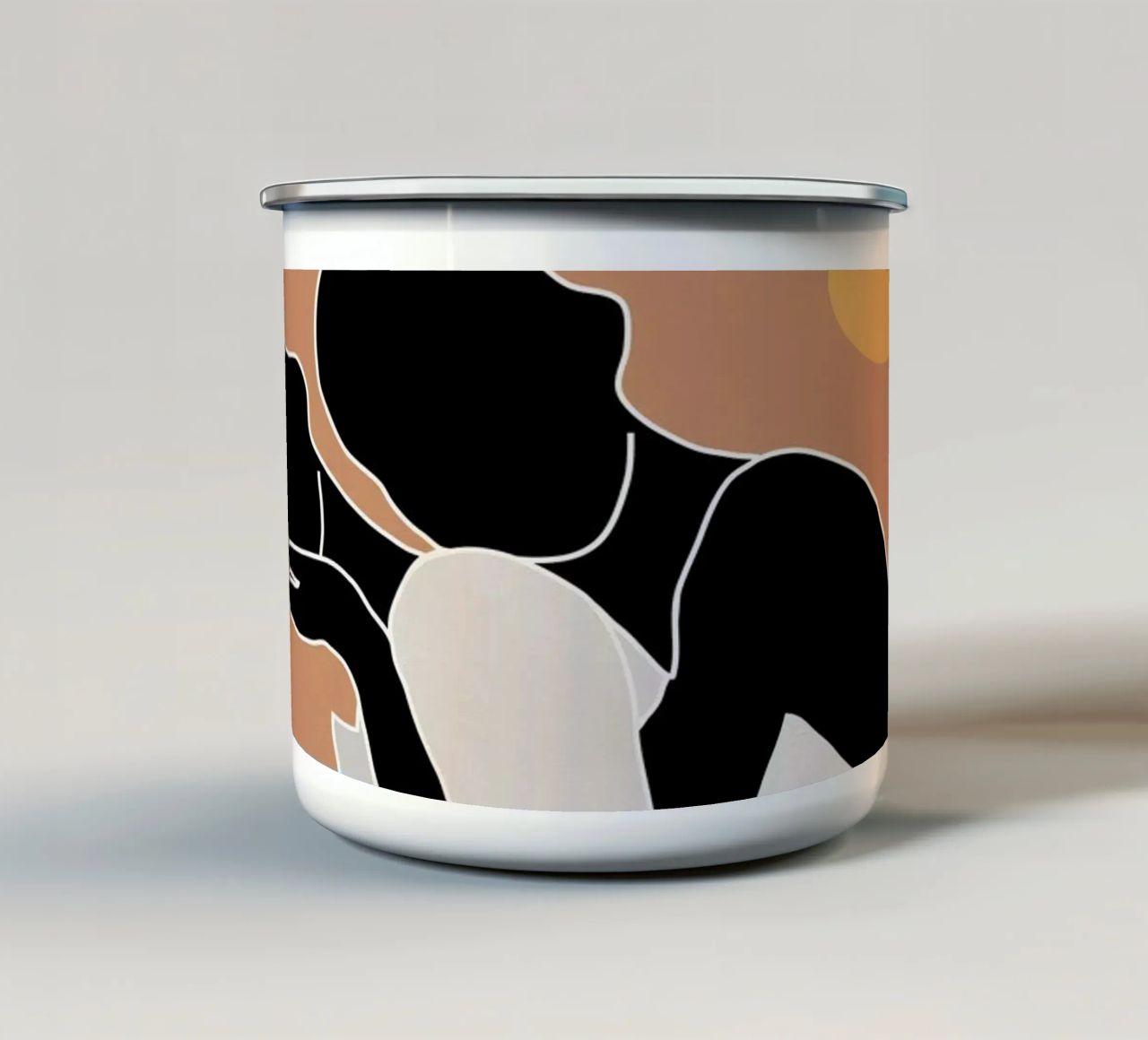 Ragazze tazza in smalto da ThingDesign