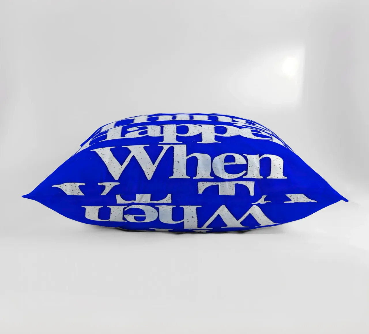 'Good Things Happen When You Try cuscino da Type & Tape