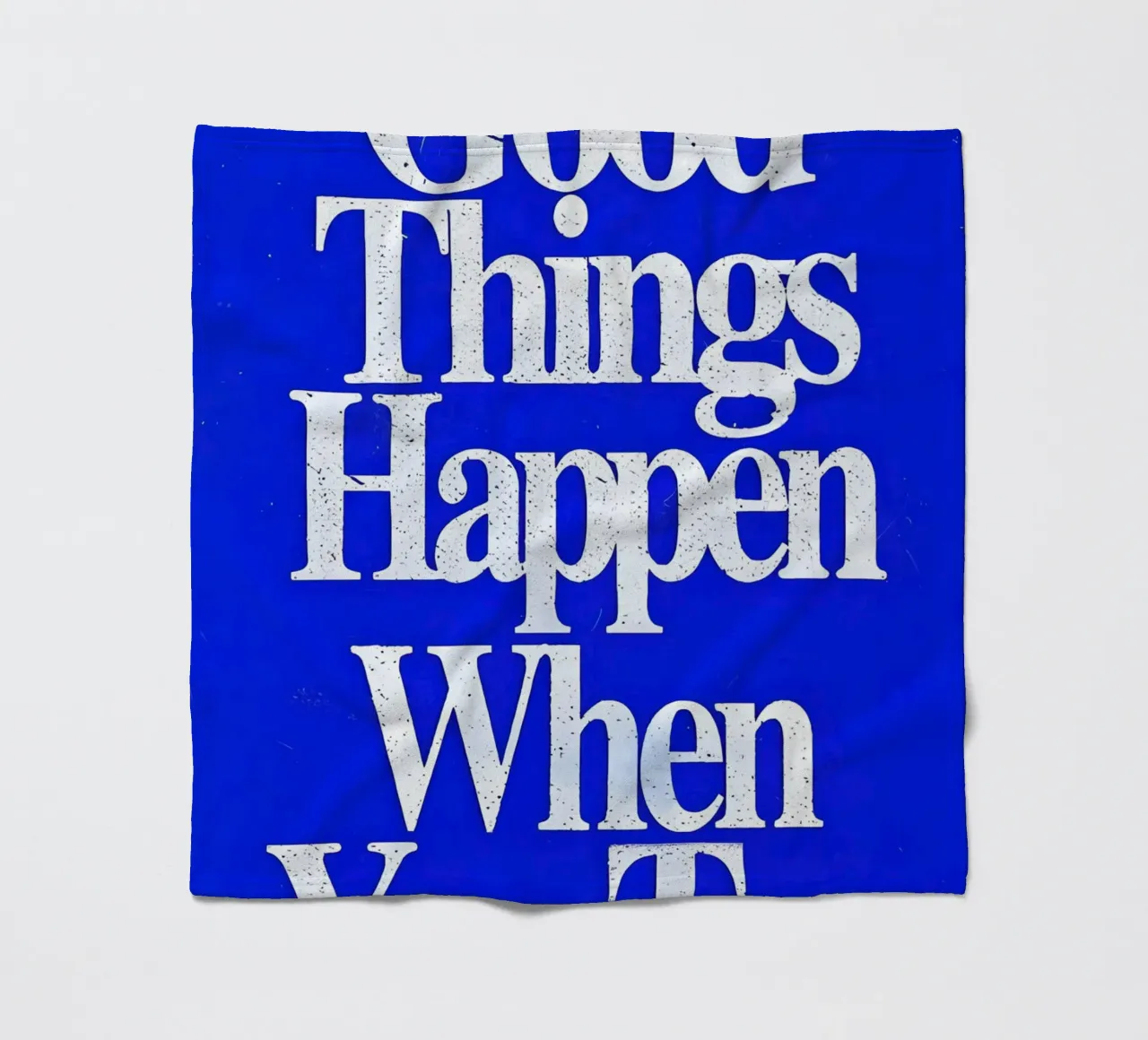 'Good Things Happen When You Try coperta in pile da Type & Tape