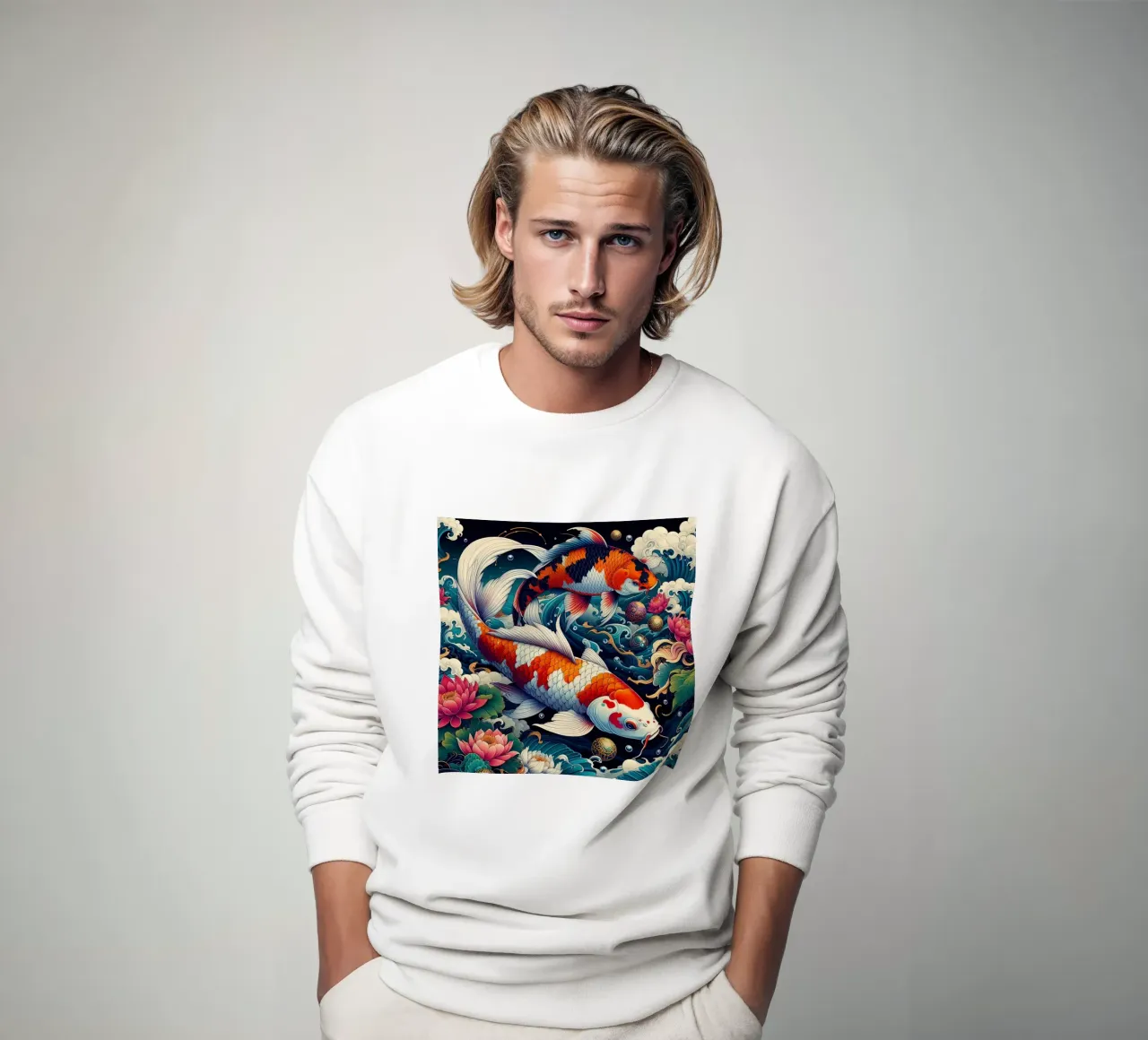 Bellissimo pesce giapponese felpa da Delaney Okuneva