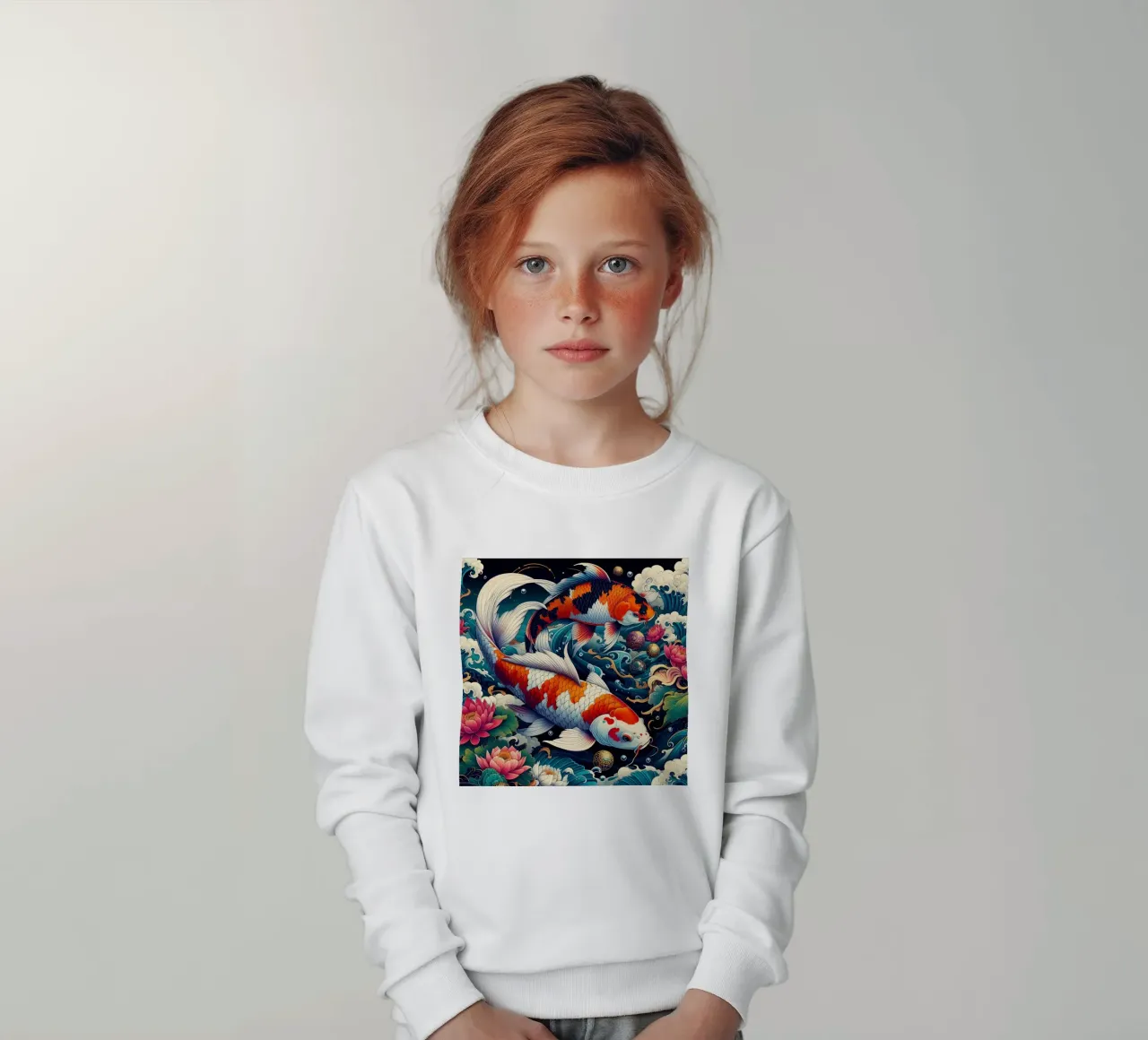 Bellissimo pesce giapponese felpa bambino da Delaney Okuneva