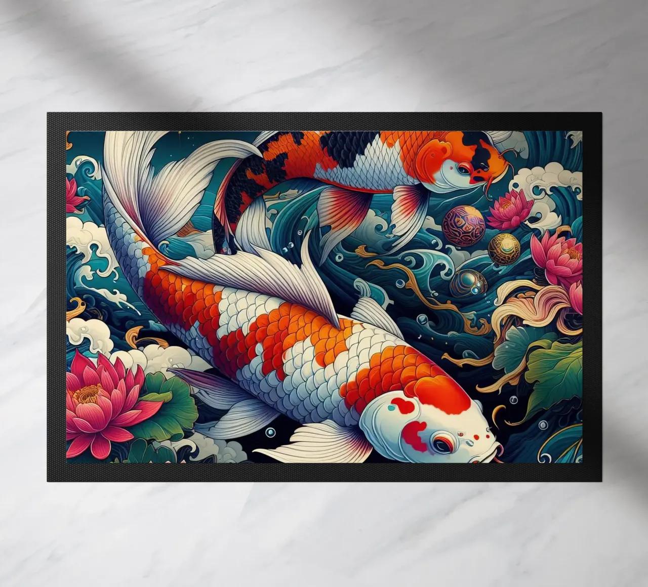 Bellissimo pesce giapponese zerbino da Delaney Okuneva