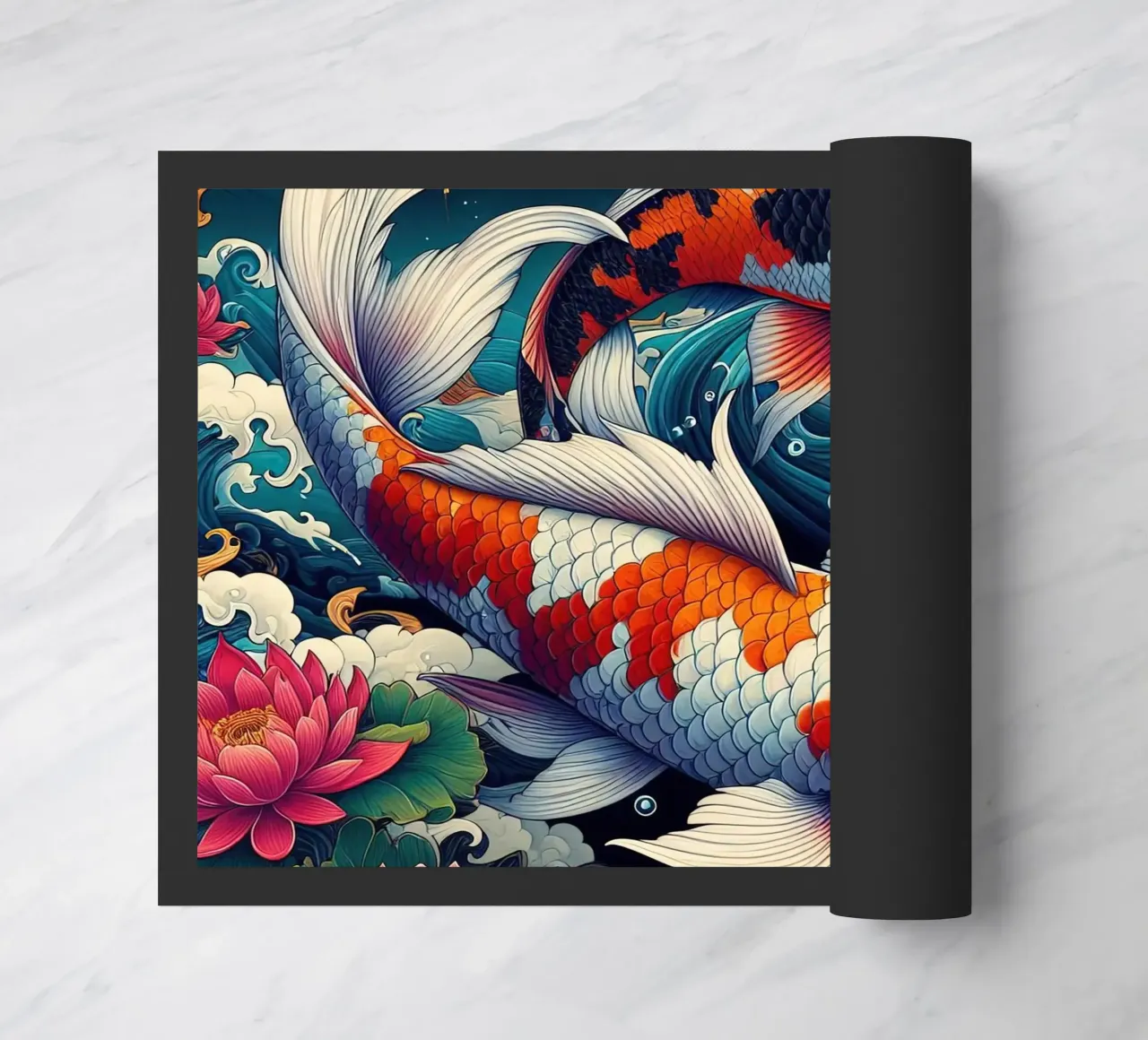 Bellissimo pesce giapponese zerbino da Delaney Okuneva