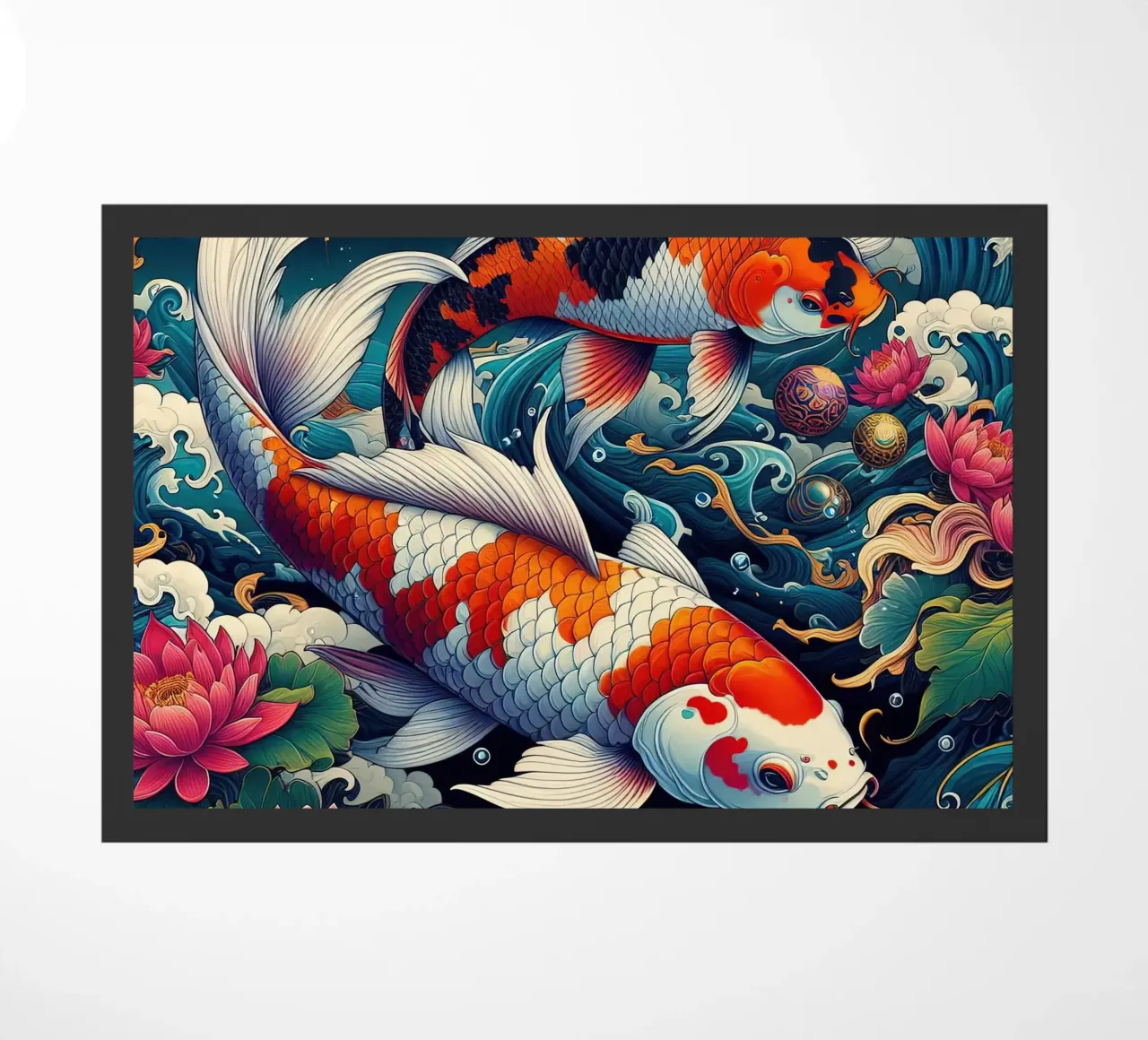Bellissimo pesce giapponese zerbino da Delaney Okuneva