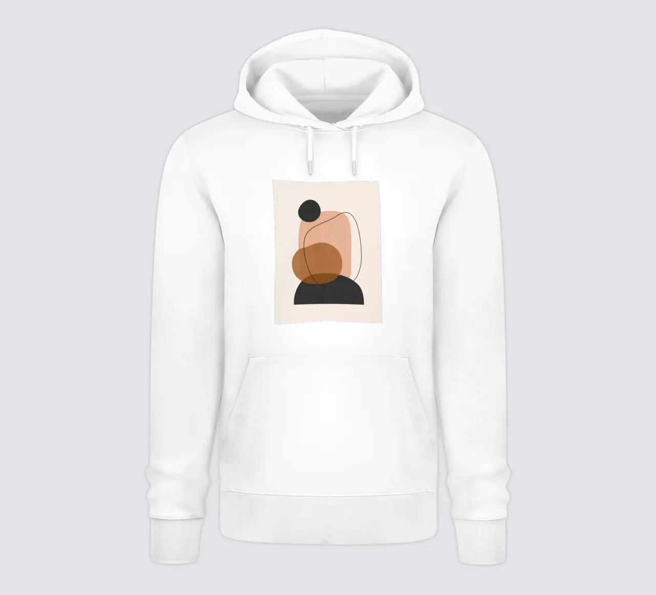 Arte astratta minimale 12 felpa con cappuccio da ThingDesign