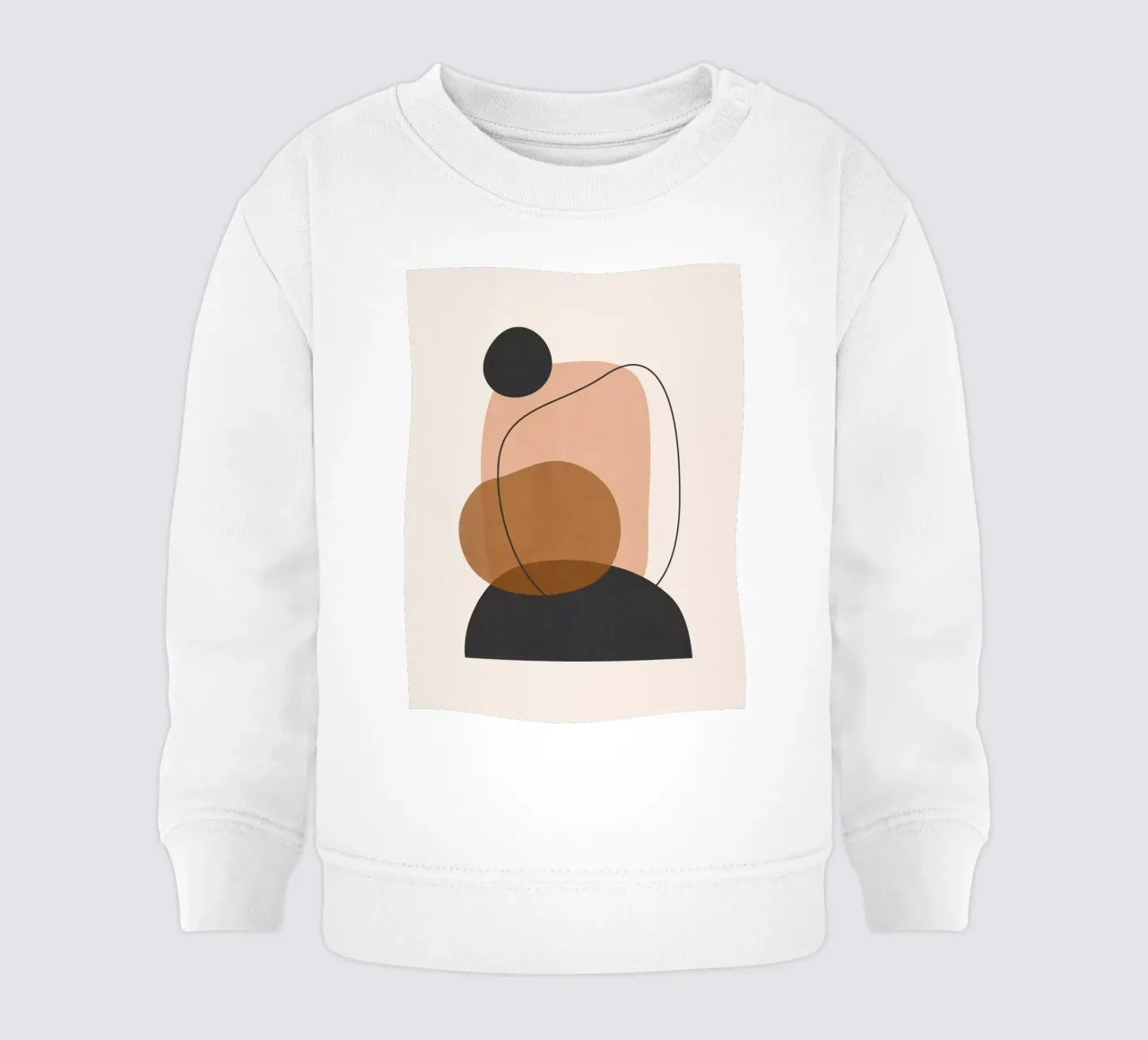 Arte abstracto minimalista 12 sudadera de bebé de ThingDesign