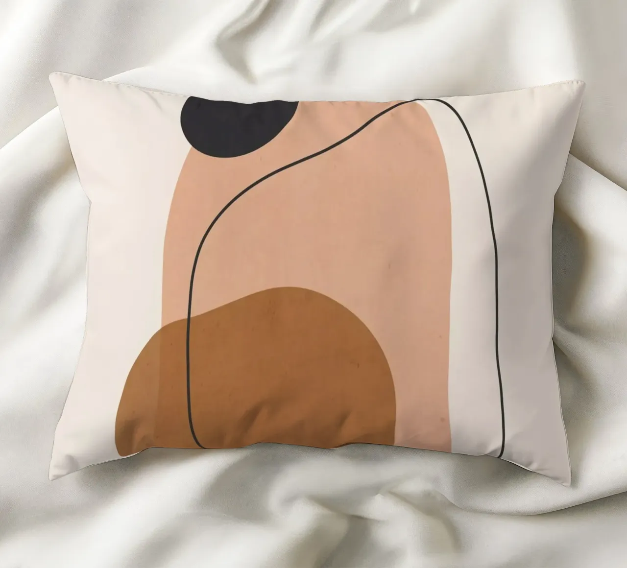 Minimal Abstract Art 12 decorative cushion by ThingDesign