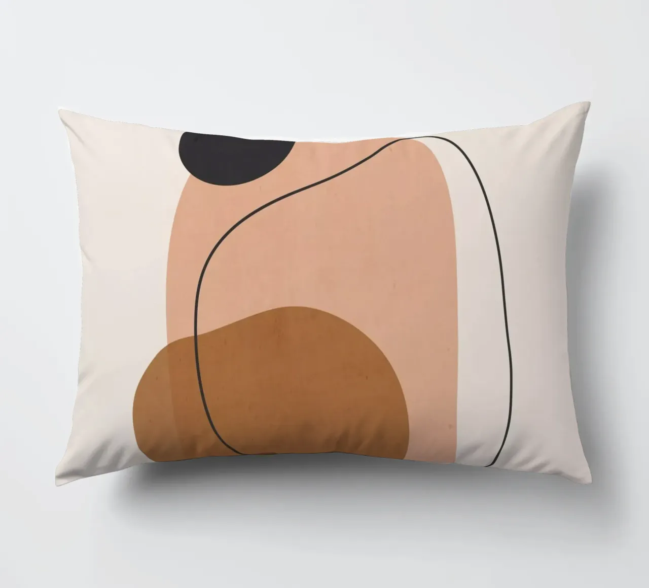 Minimal Abstract Art 12 decorative cushion by ThingDesign
