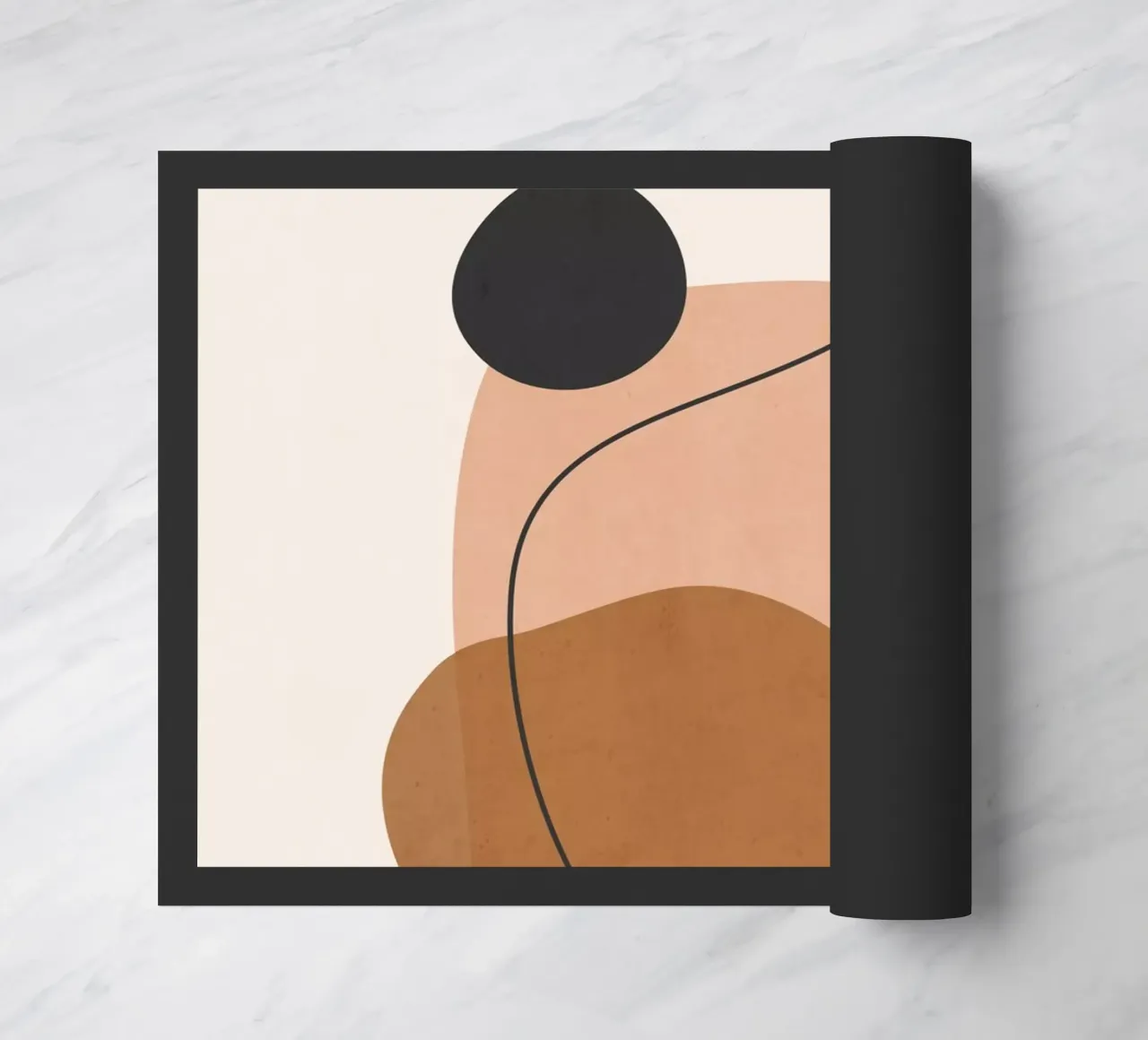 Minimal Abstract Art 12 doormat by ThingDesign