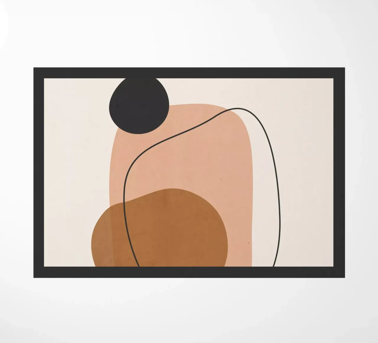 Minimal Abstract Art 12 doormat by ThingDesign