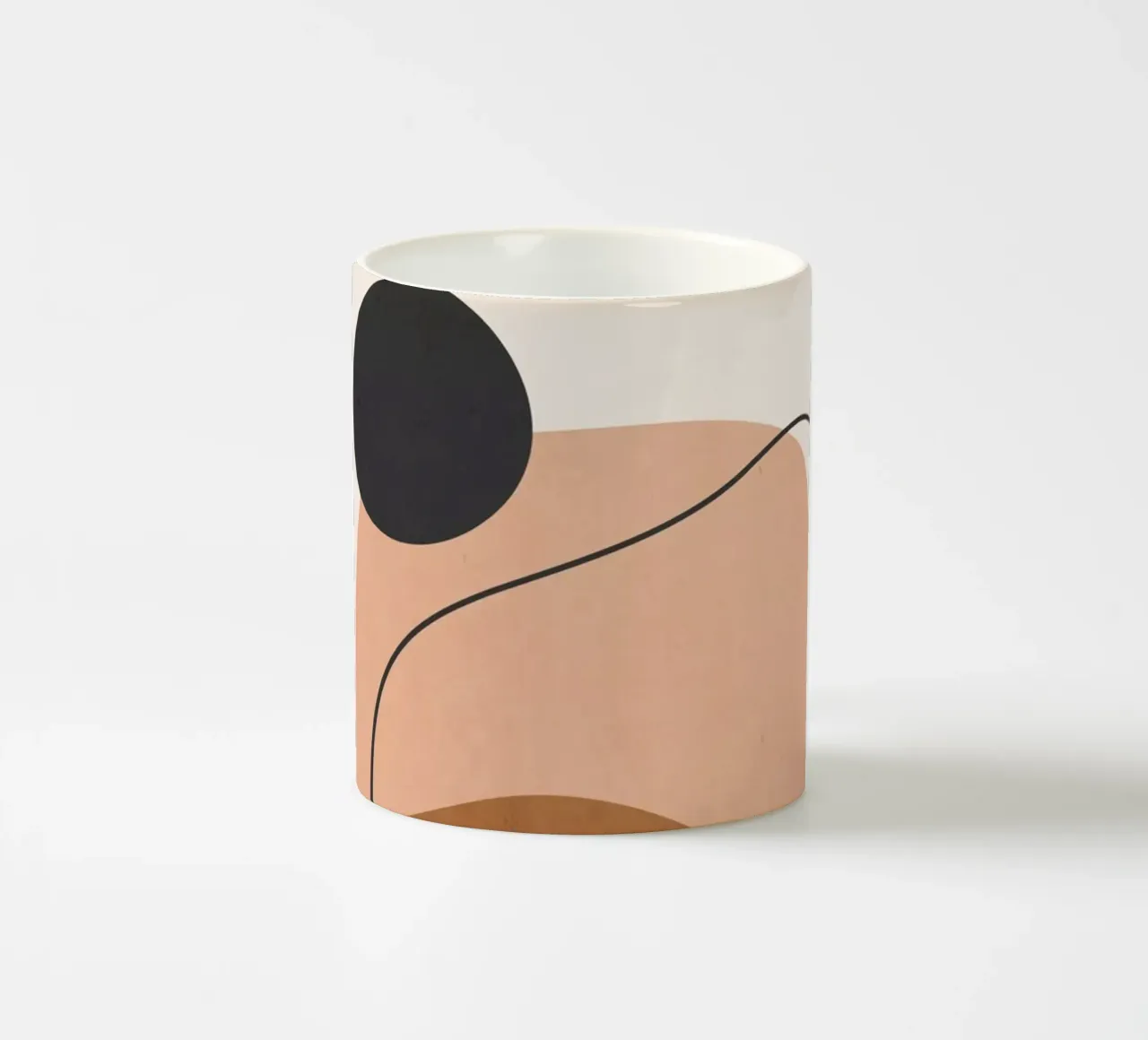 Arte astratta minimale 12 tazza in ceramica da ThingDesign