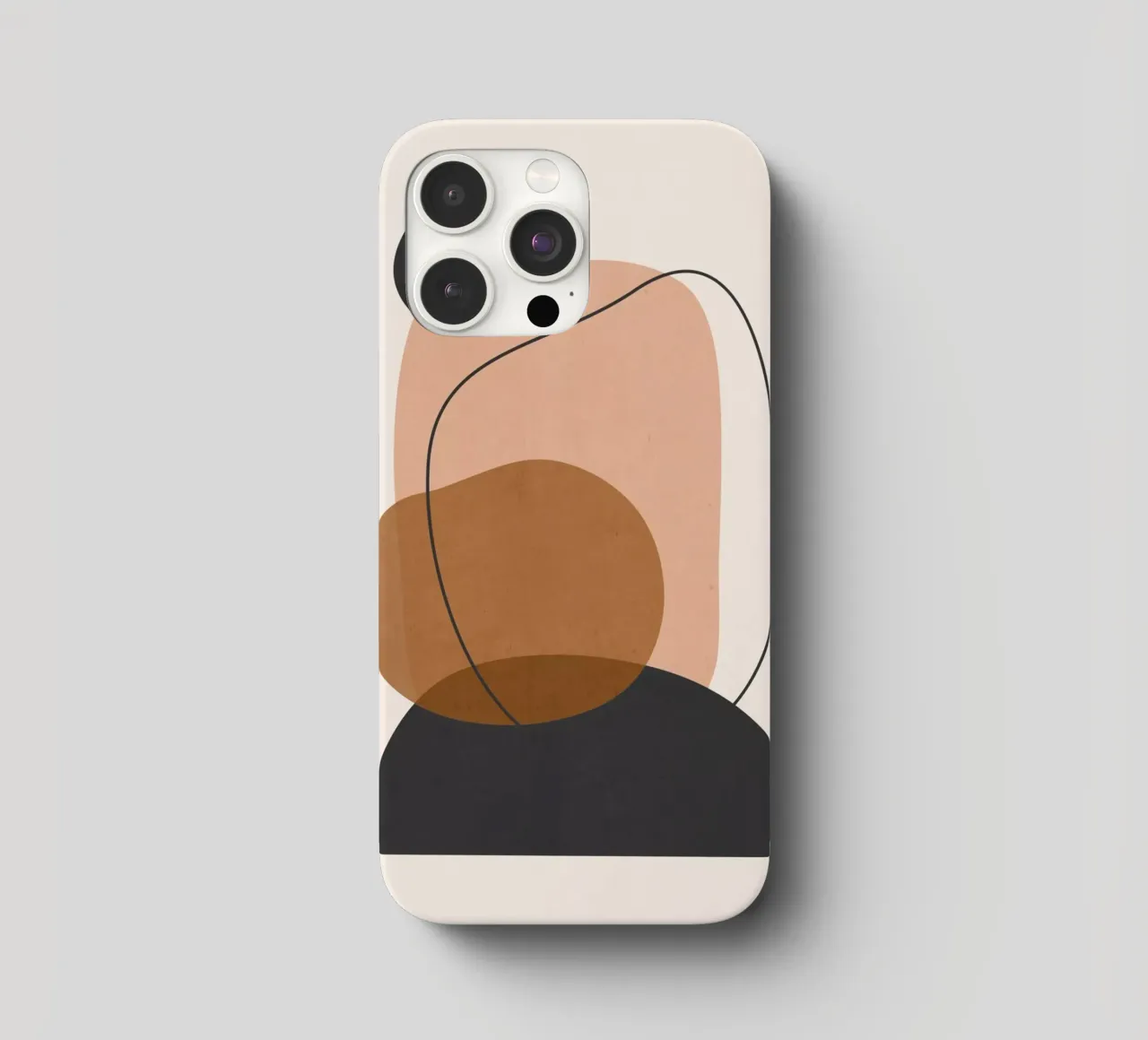 Minimal Abstract Art 12 iphone case by ThingDesign