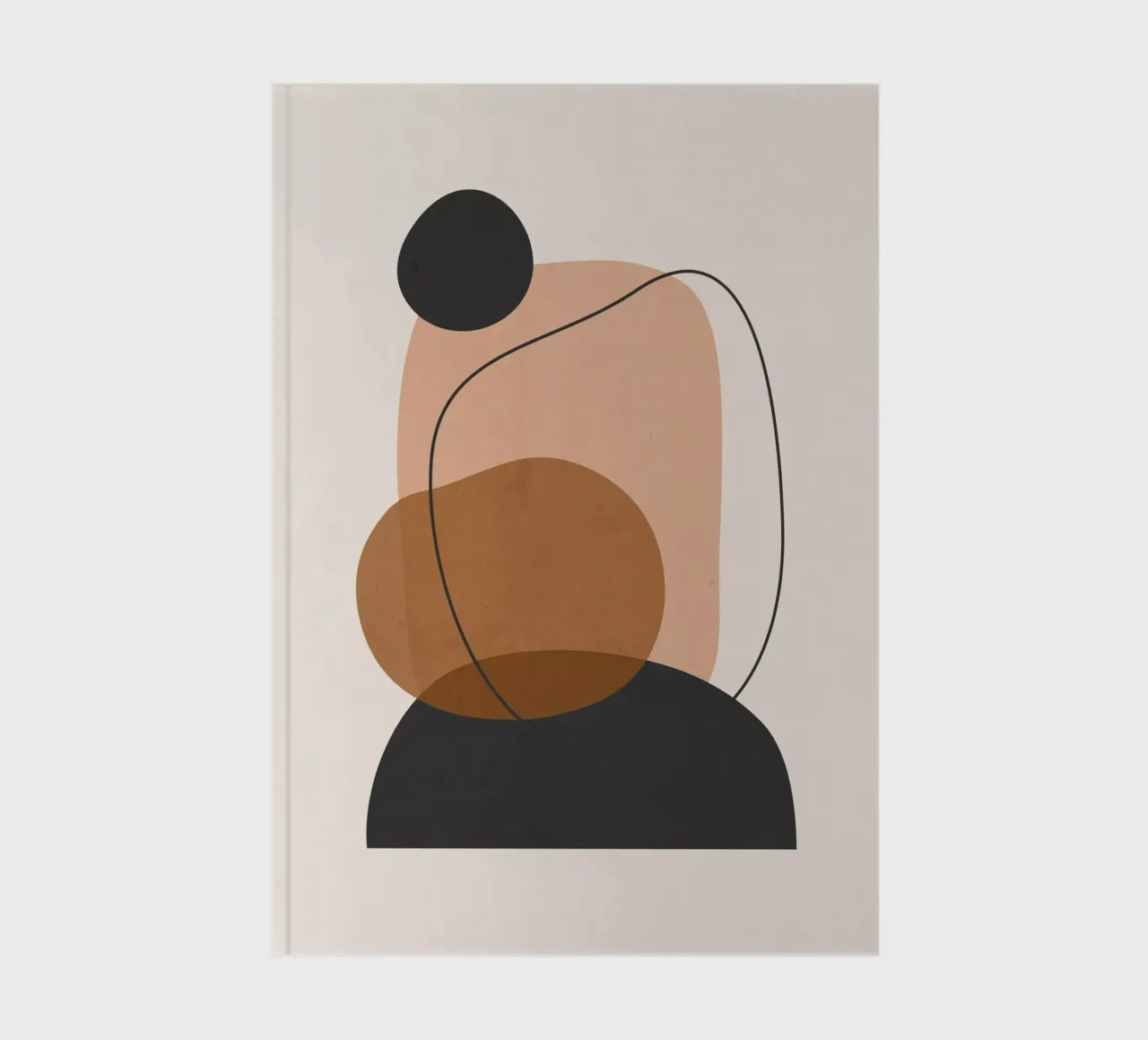 Arte astratta minimale 12 diario da ThingDesign